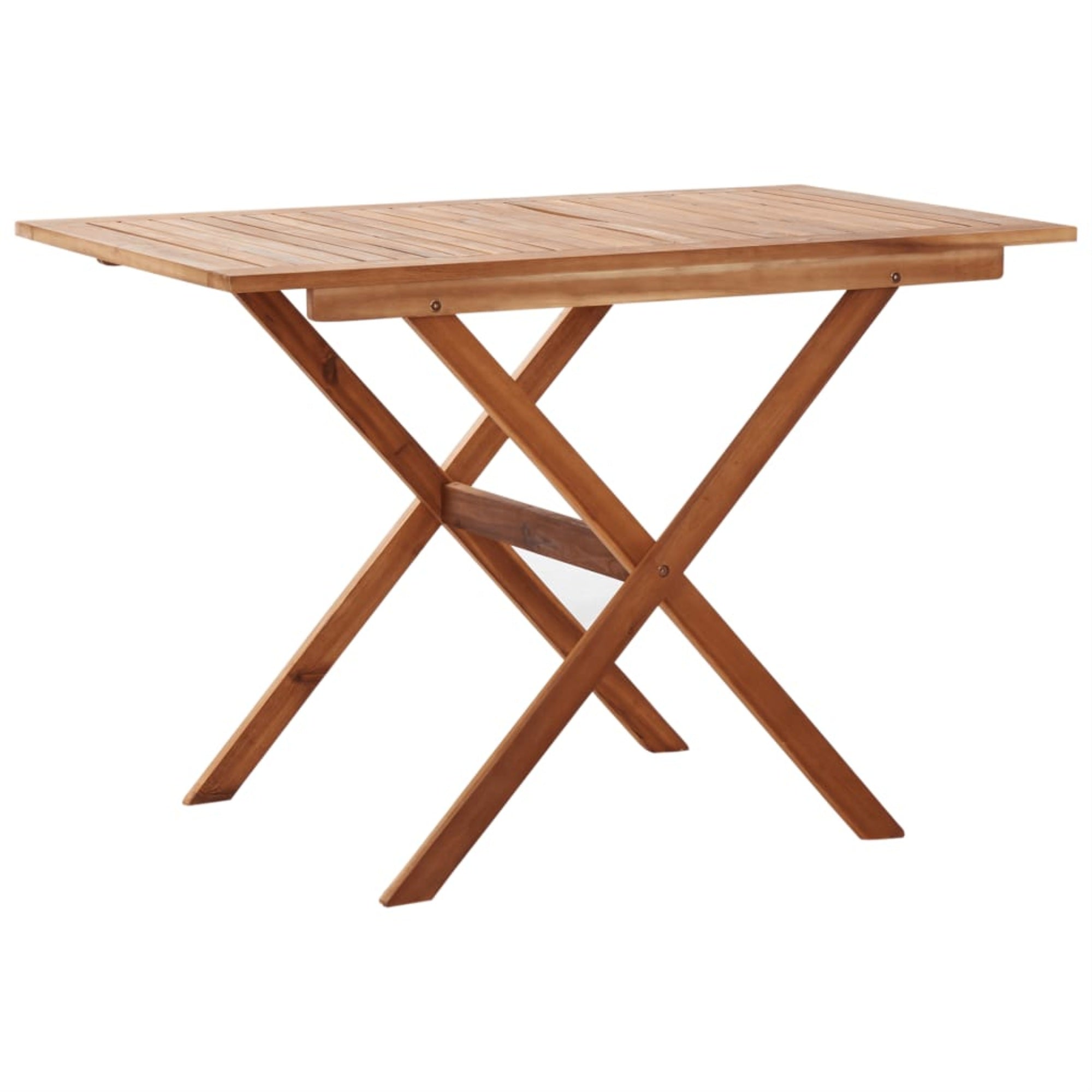 Vidaxl Garden Table 43.3'X26.4'X29.1' Solid Acacia Wood