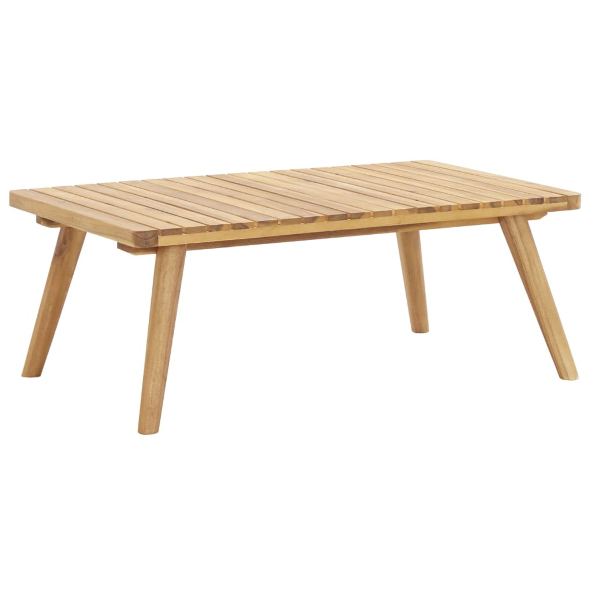 Vidaxl Garden Coffee Table 35.4'X21.7'X13.8' Solid Acacia Wood