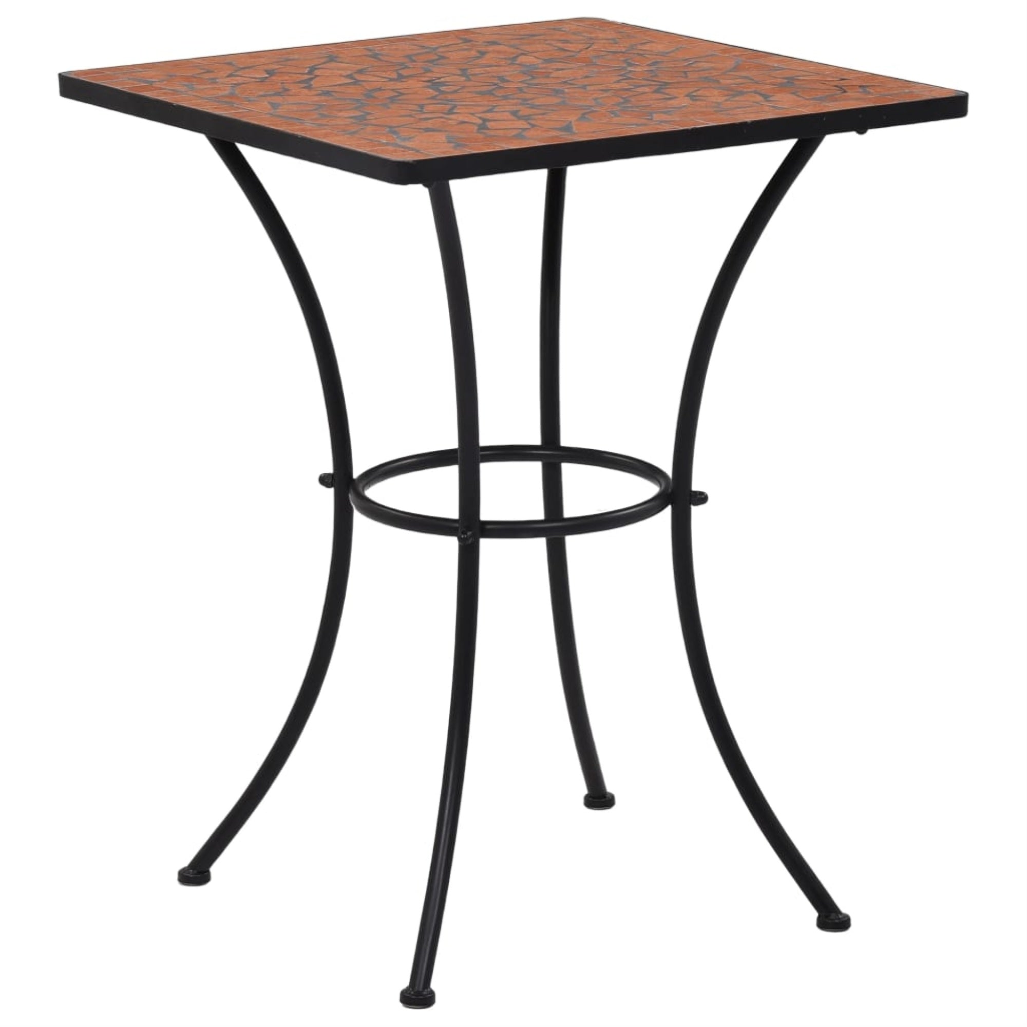 Vidaxl Mosaic Bistro Table Terracotta 23.6' Ceramic