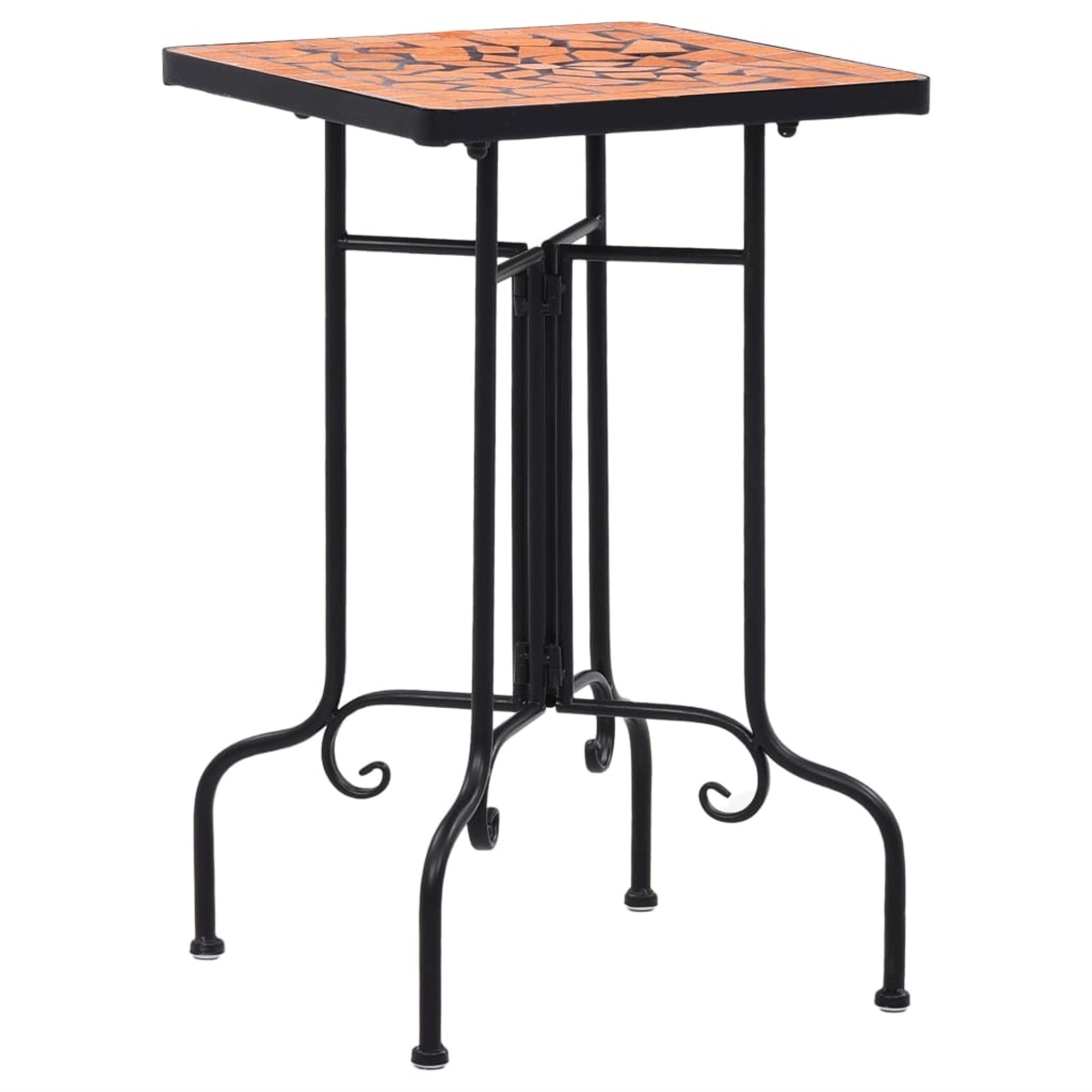 Vidaxl Mosaic Side Table Terracotta Ceramic