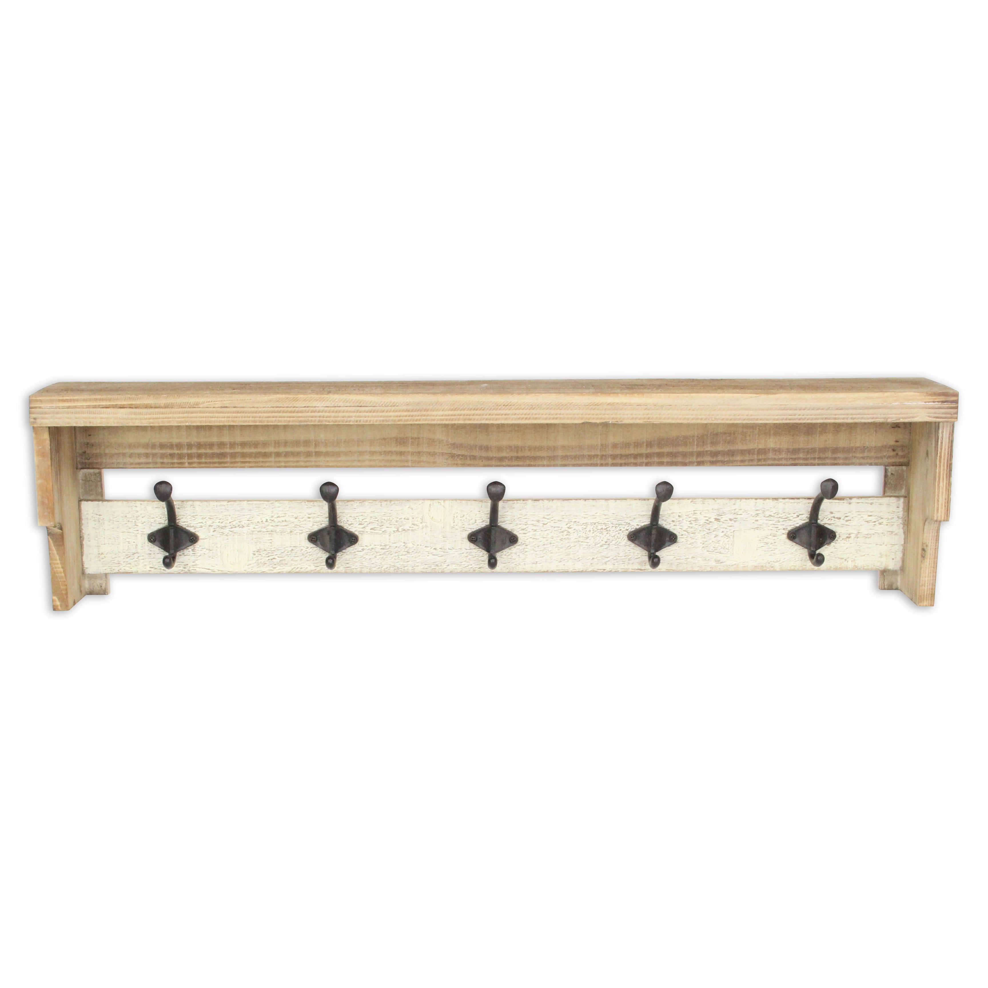 Truss Modern Farm Style 5 Hook Coat Hanger