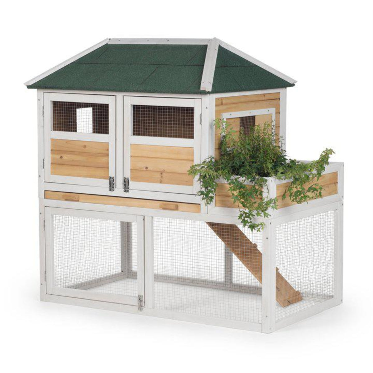 Chicken Coop With Herb Planter