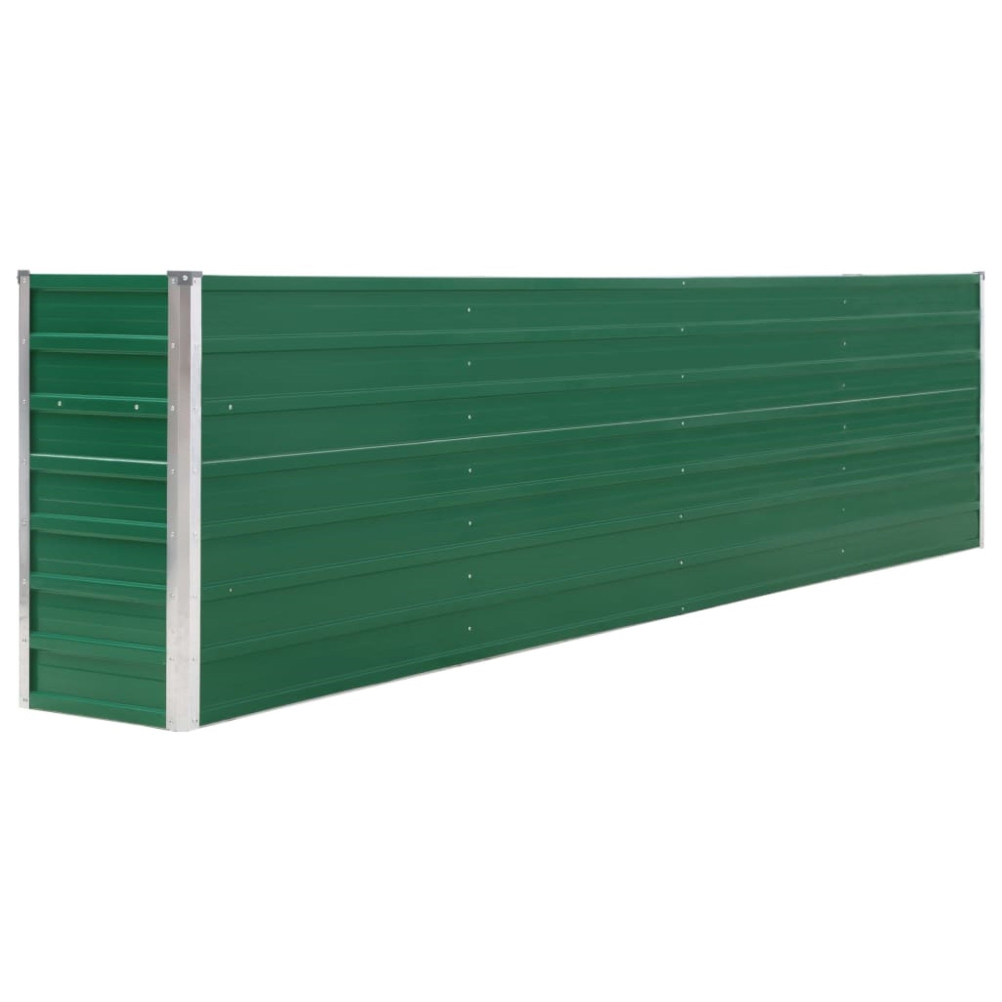 Vidaxl Raised Garden Bed 126'X15.7'X30.3' Galvanised Steel Green