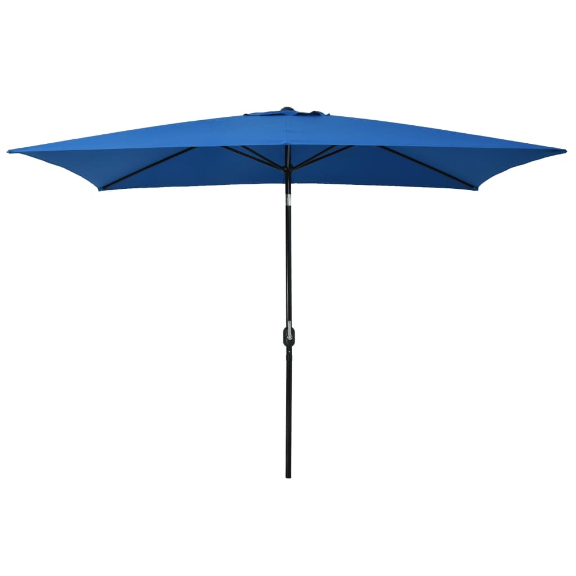 Vidaxl Outdoor Parasol With Metal Pole 118'X78.7' Azure