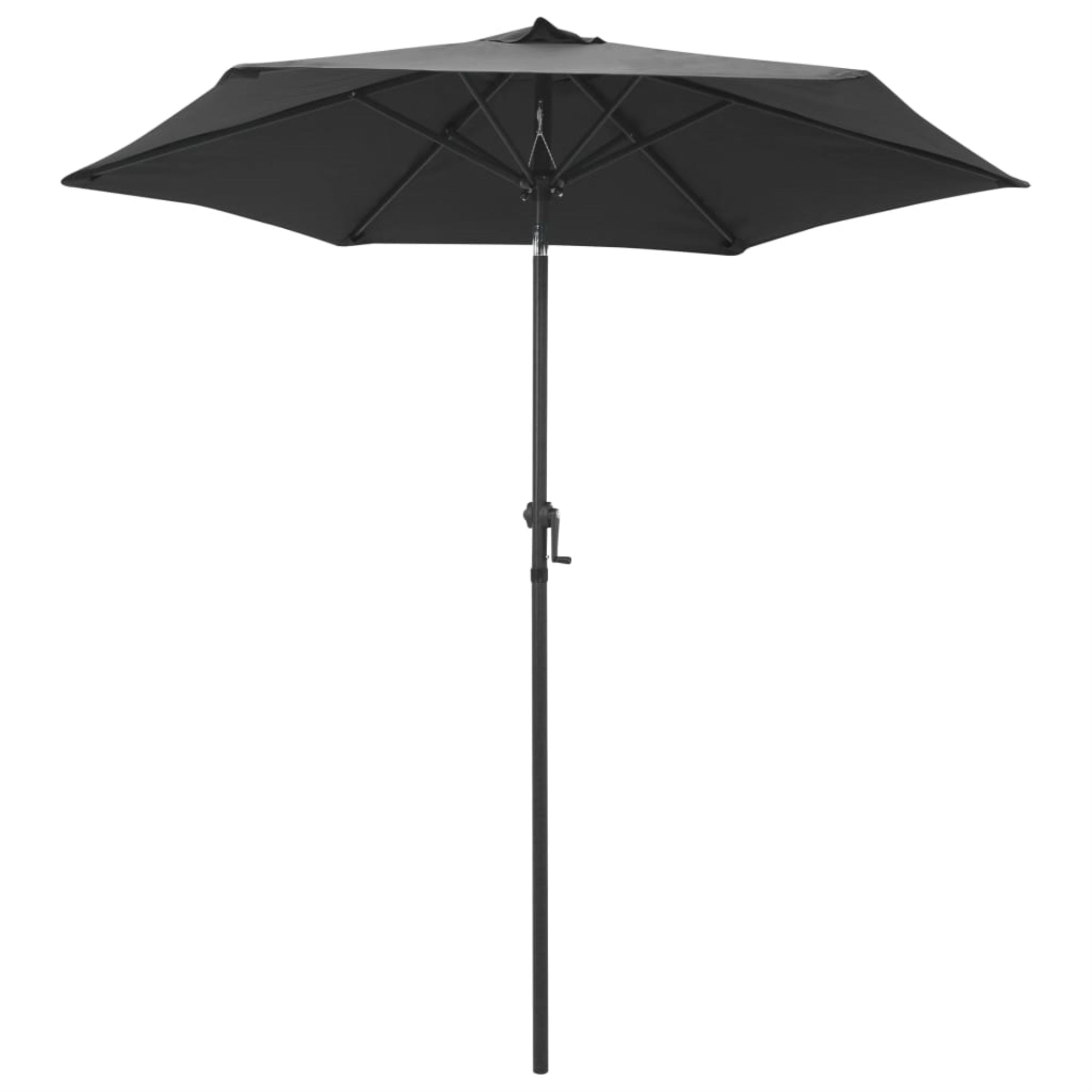 Vidaxl Parasol Anthracite 78.7'X83.1' Aluminum