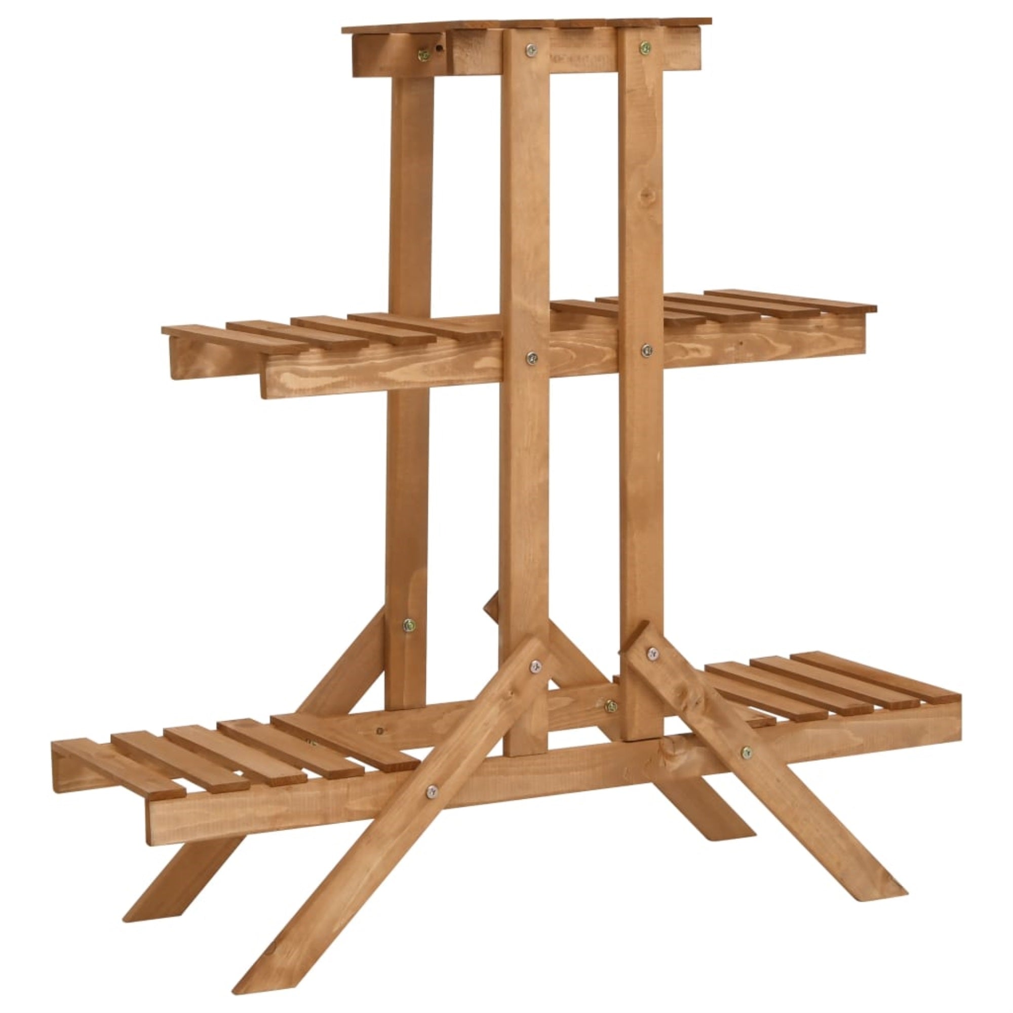 Vidaxl Plant Stand 32.7'X9.8'X32.7' Firwood