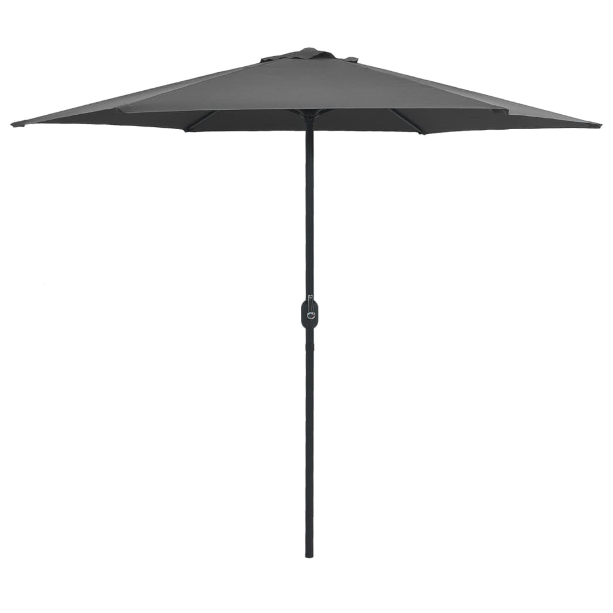 Vidaxl Outdoor Parasol With Aluminum Pole 106.3'X96.9' Anthracite