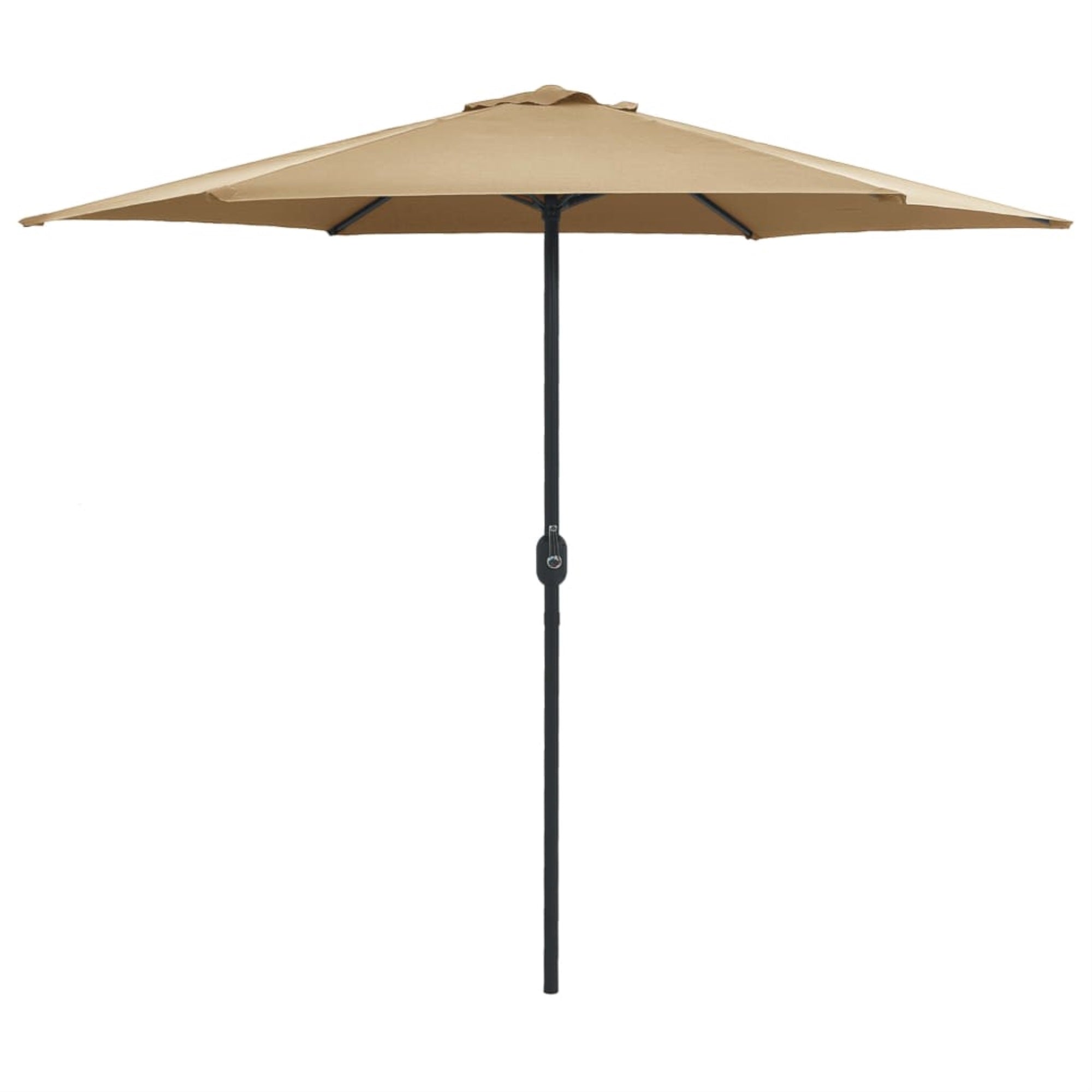 Vidaxl Outdoor Parasol With Aluminum Pole 106.3'X96.9' Taupe