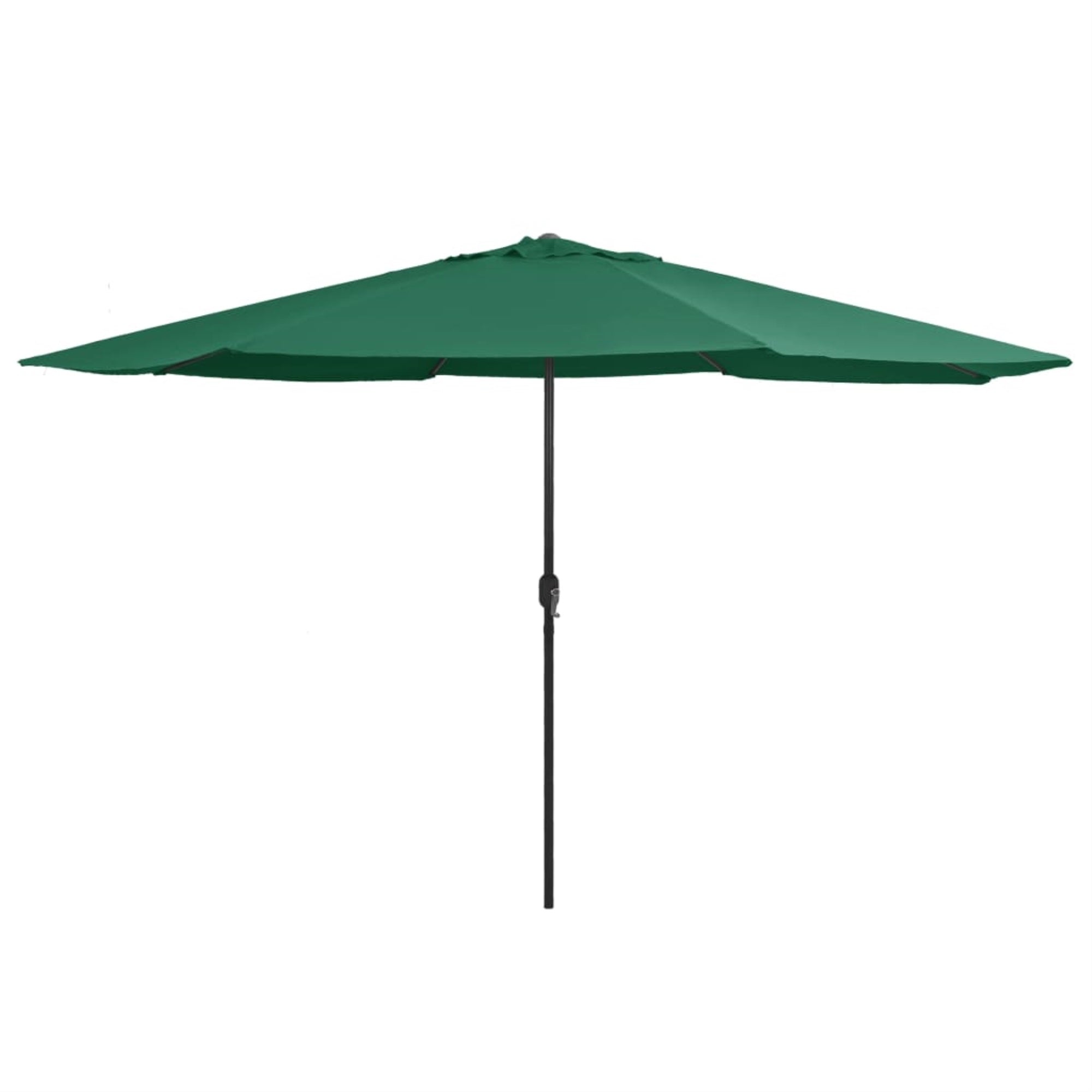 Vidaxl Outdoor Parasol With Metal Pole 157.5' Green