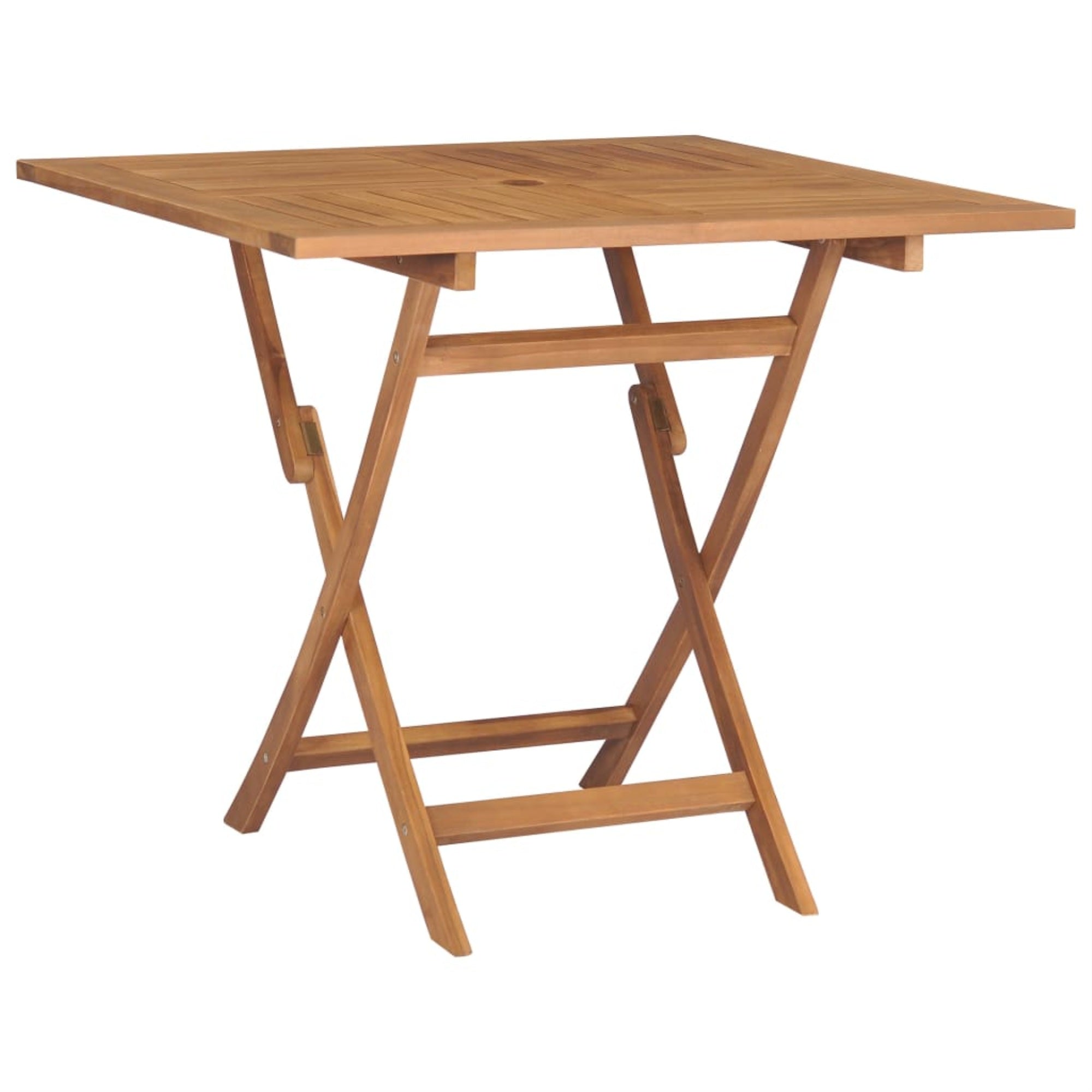 Vidaxl Folding Garden Table 33.5'X33.5'X29.9' Solid Teak Wood