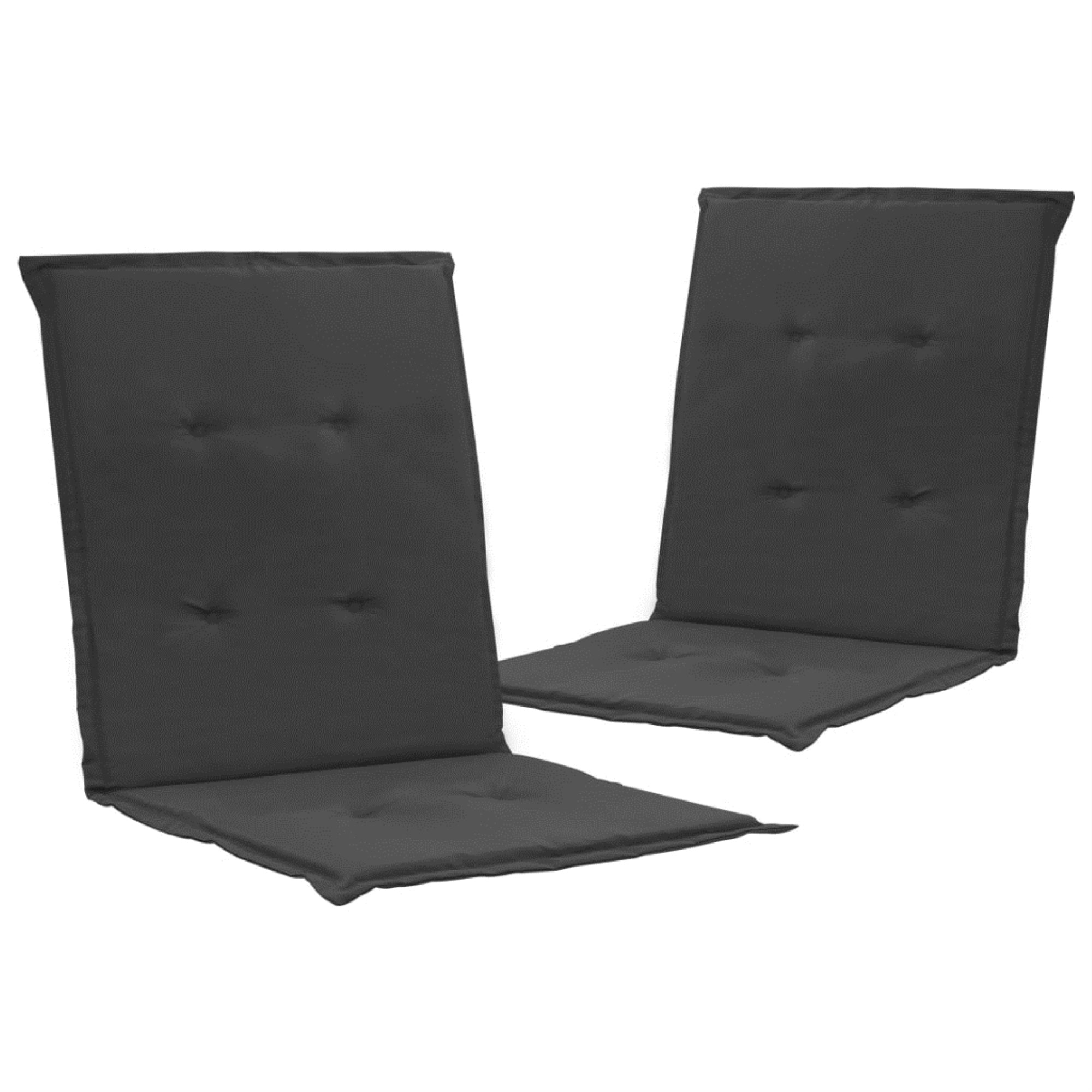 Vidaxl Garden Chair Cushions 2 Pcs Anthracite 39.4'X19.7'X1.2'