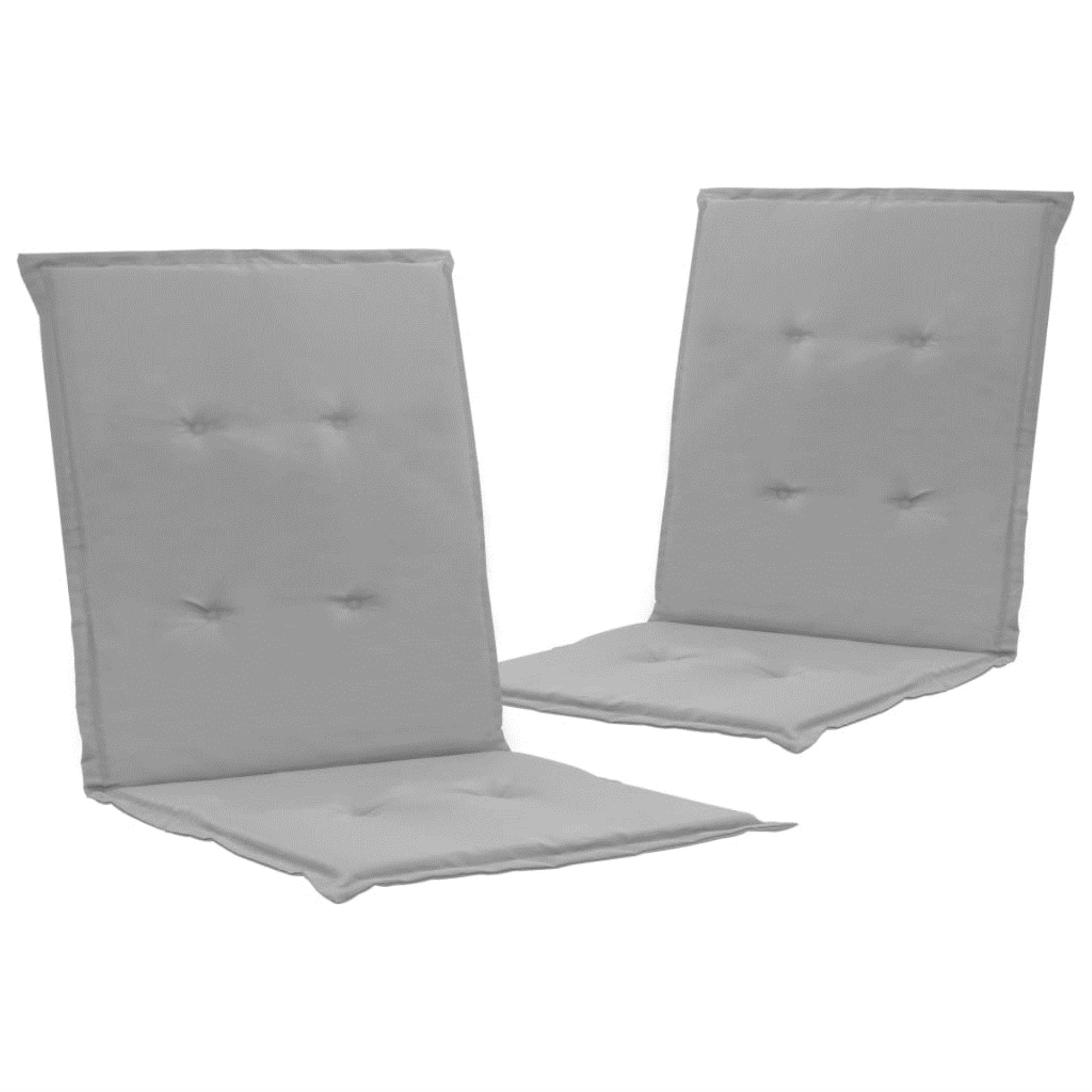 Vidaxl Garden Chair Cushions 2 Pcs Gray 39.4'X19.7'X1.2'
