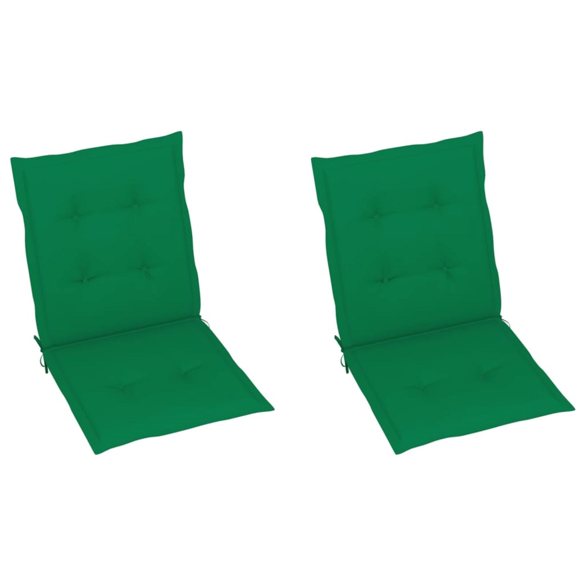 Vidaxl Garden Chair Cushions 2 Pcs Green 39.4'X19.7'X1.6'
