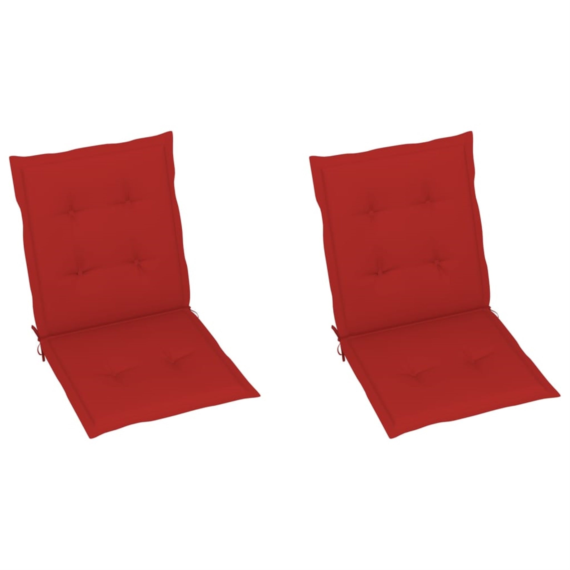 Vidaxl Garden Chair Cushions 2 Pcs Red 39.4'X19.7'X1.6'