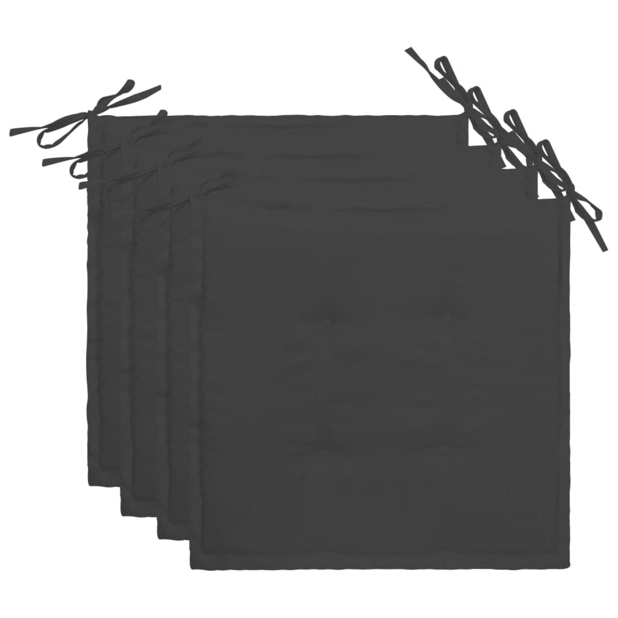Vidaxl Garden Chair Cushions 4 Pcs Anthracite 15.7'X15.7'X1.2'
