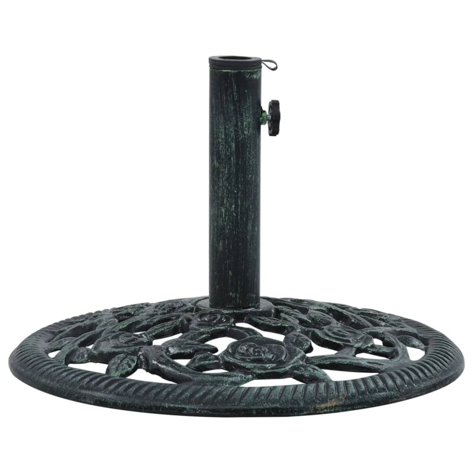 Vidaxl Umbrella Base Green 19.8 Lbs 15.7' Cast Iron
