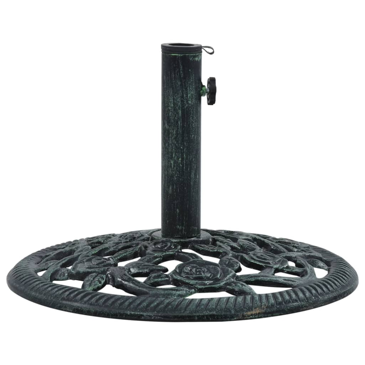 Vidaxl Umbrella Base Green 19.8 Lbs 15.7' Cast Iron