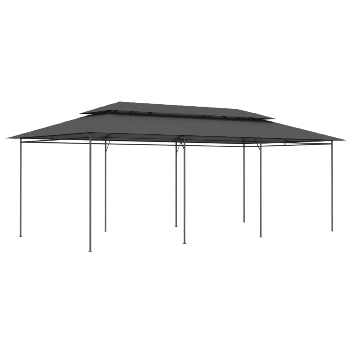 Vidaxl Gazebo 236.2'X117.3'X106.3' Anthracite