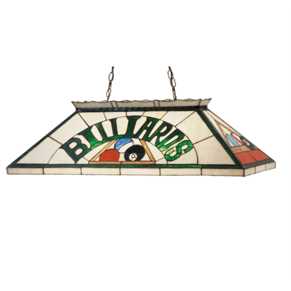 39'L Billiard & Rack Oblong Pendant