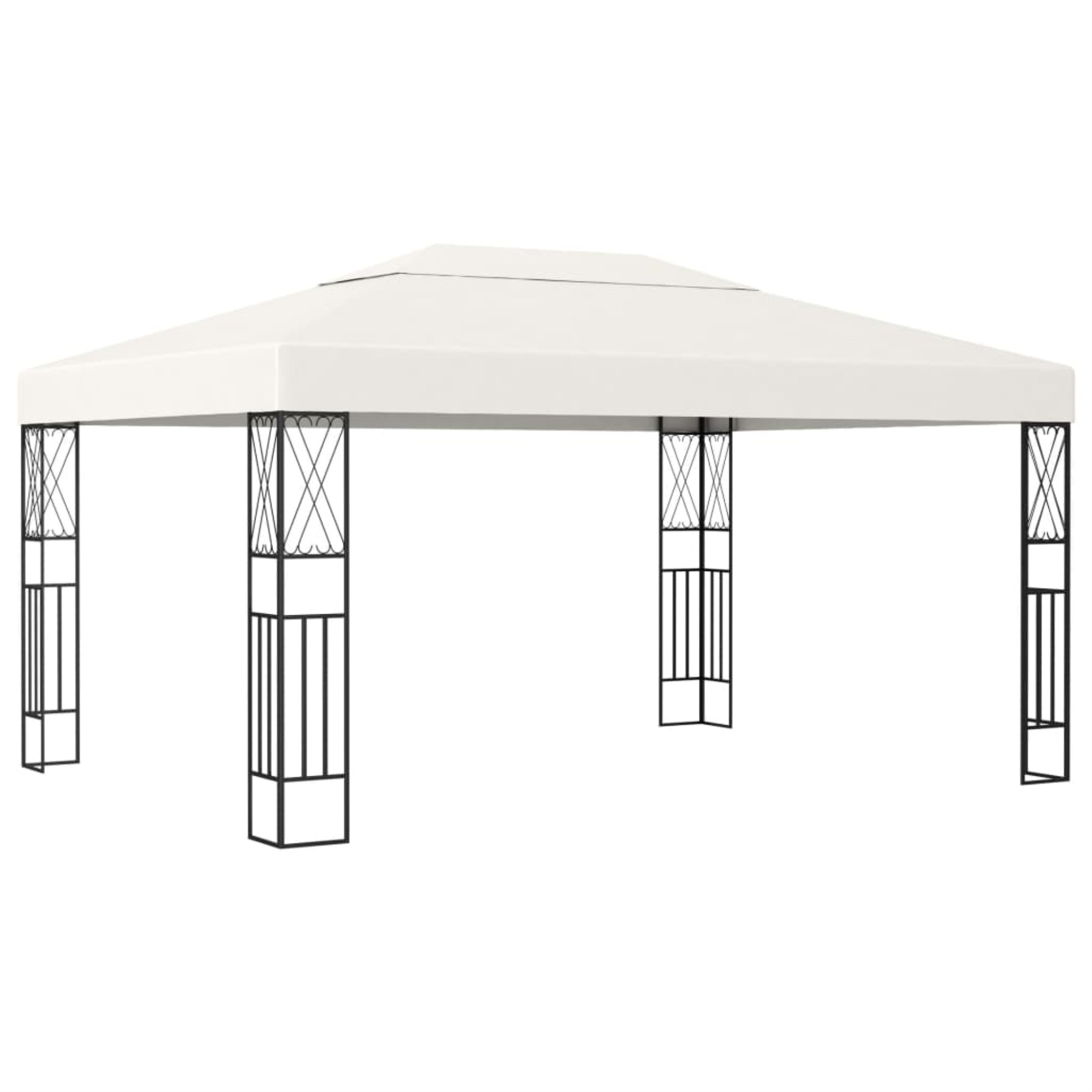 Vidaxl Gazebo 9.8'X13.1' Cream Fabric
