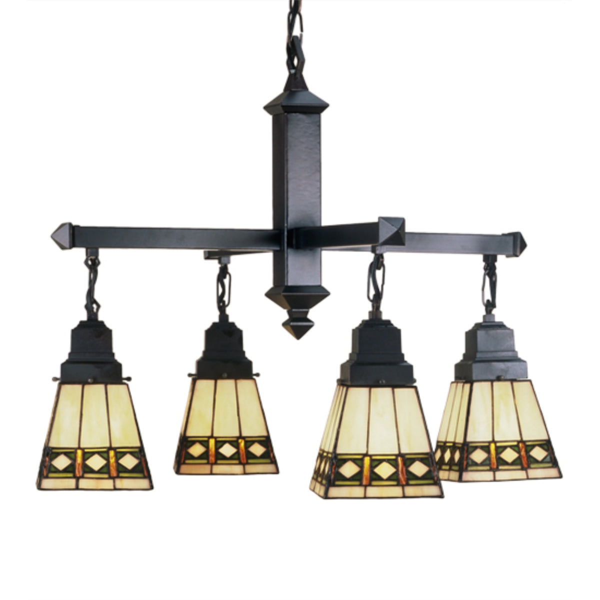26'W Diamond Band Mission 4 Lt Chandelier