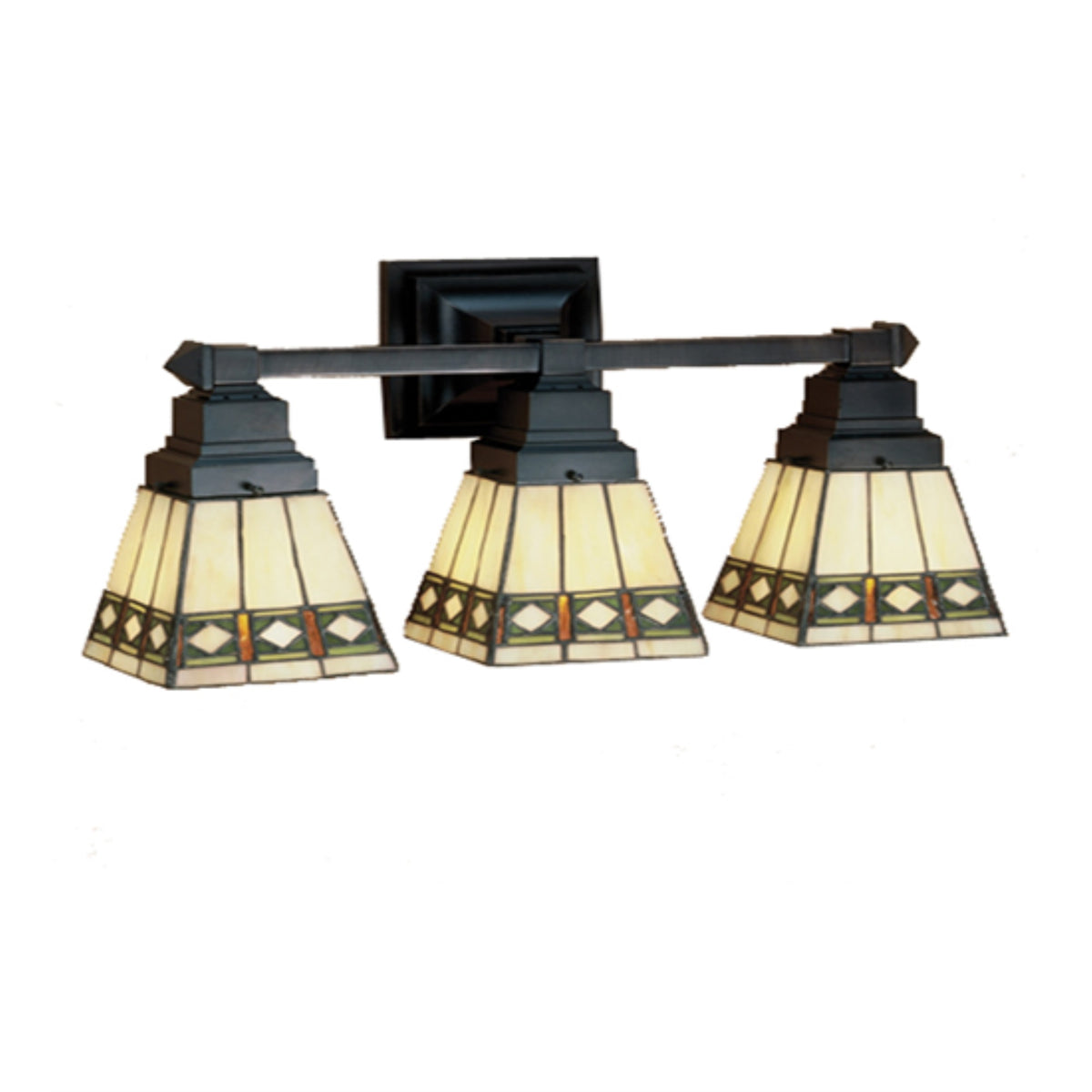 20'W Diamond Band Mission 3 Lt Vanity Light