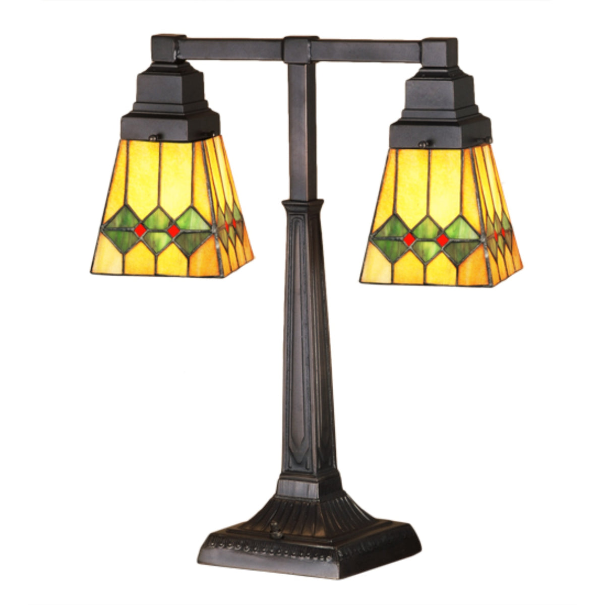 20'H Martini Mission 2 Arm Desk Lamp