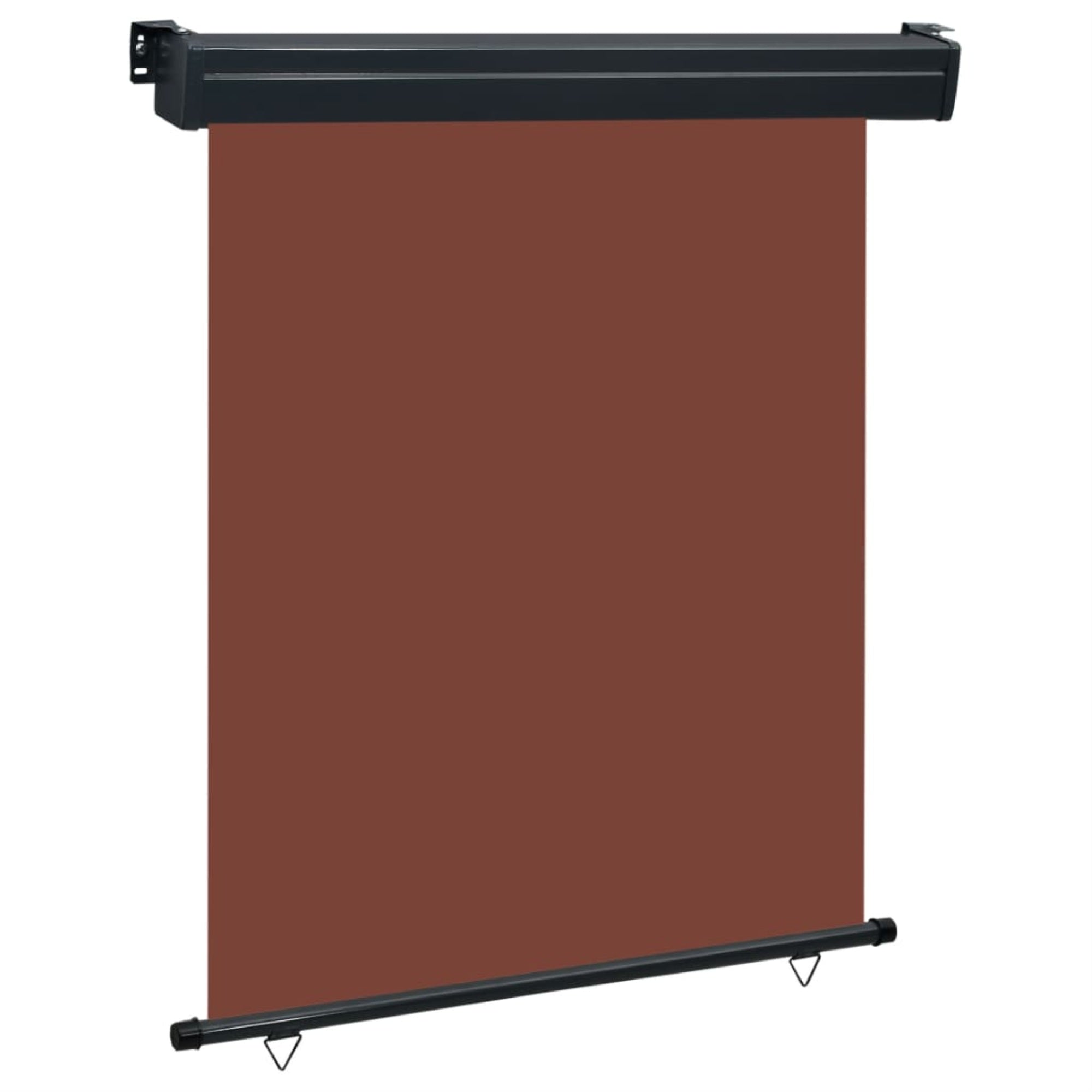 Vidaxl Balcony Side Awning 55.1'X98.4' Brown