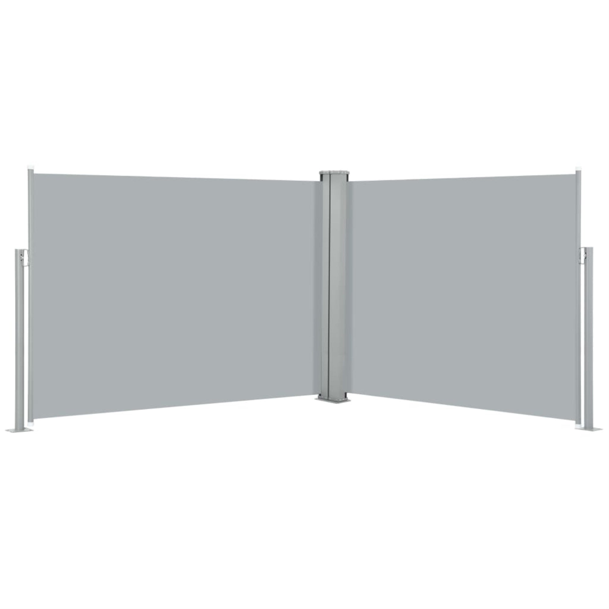 Vidaxl Retractable Side Awning Anthracite 55.1'X393.7'