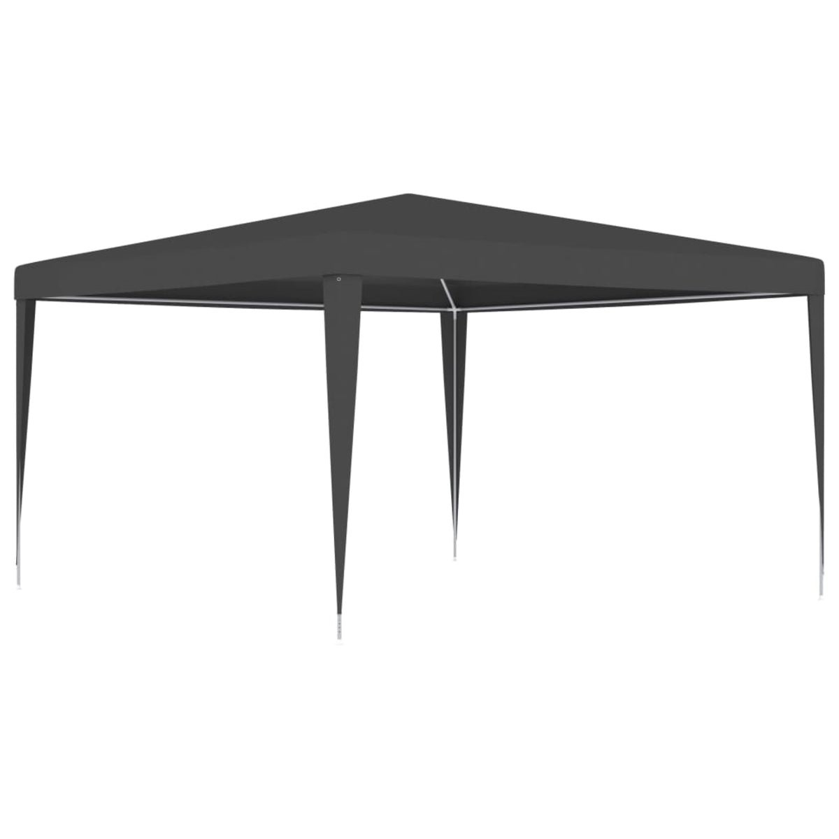 Vidaxl Professional Party Tent 13.1'X13.1' Anthracite 0.3 Oz/Ft