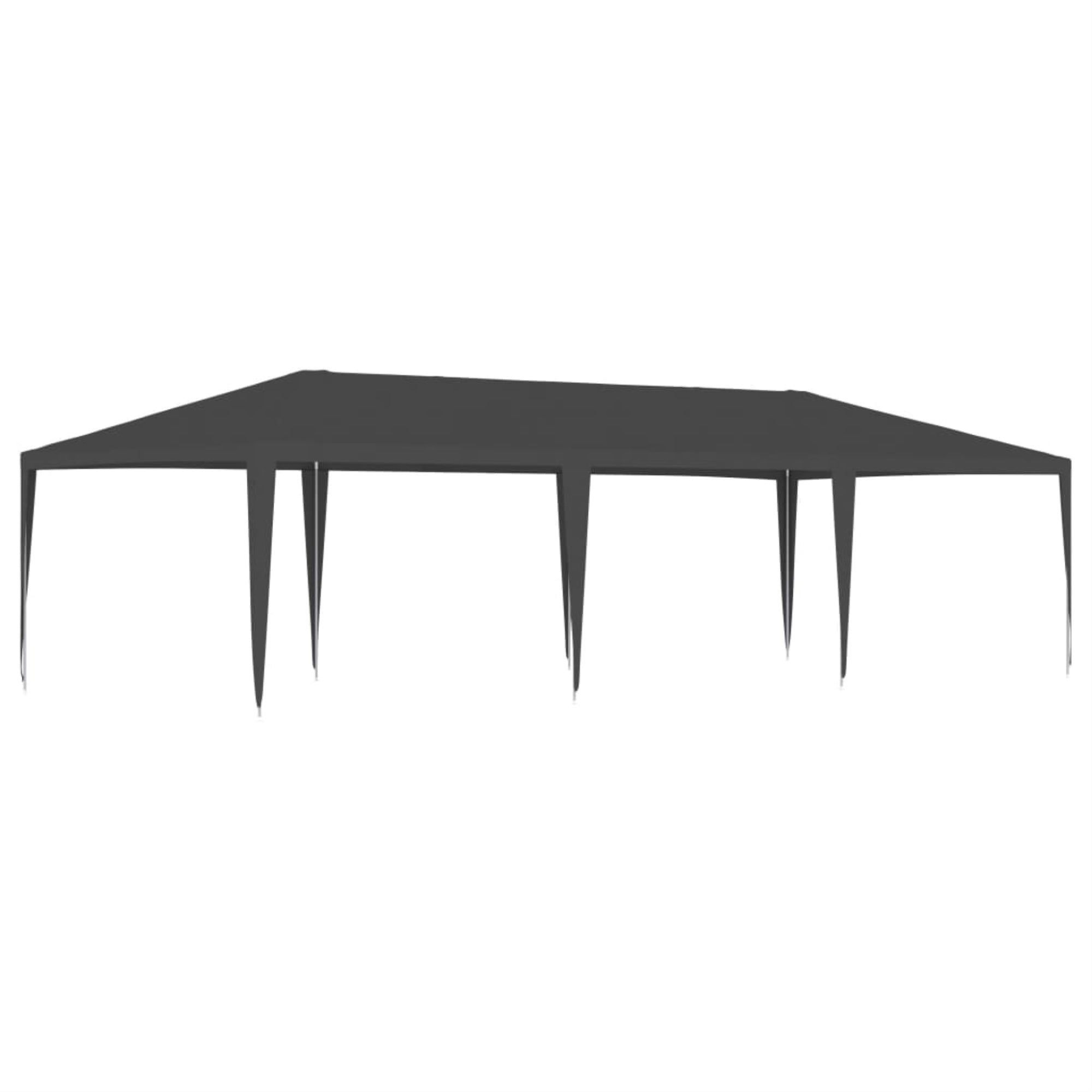 Vidaxl Professional Party Tent 13.1'X29.5' Anthracite 0.3 Oz/Ft
