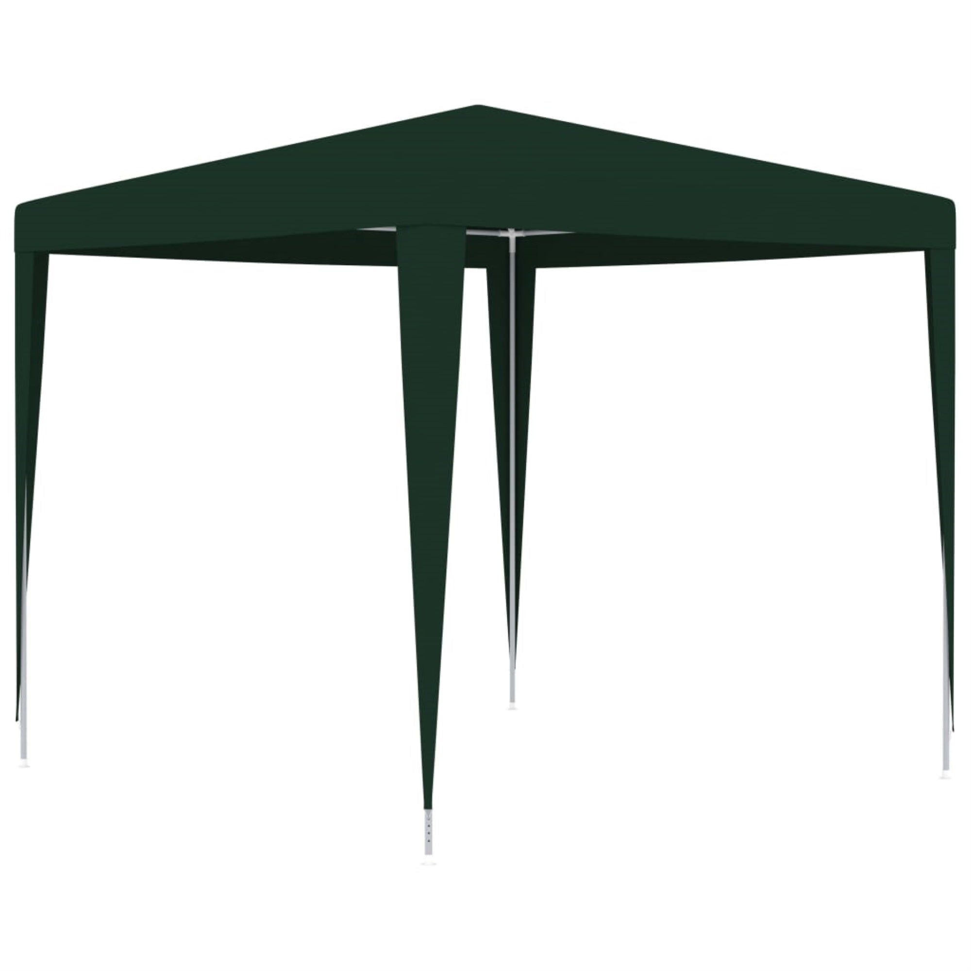 Vidaxl Professional Party Tent 8.2'X8.2' Green 0.3 Oz/Ft