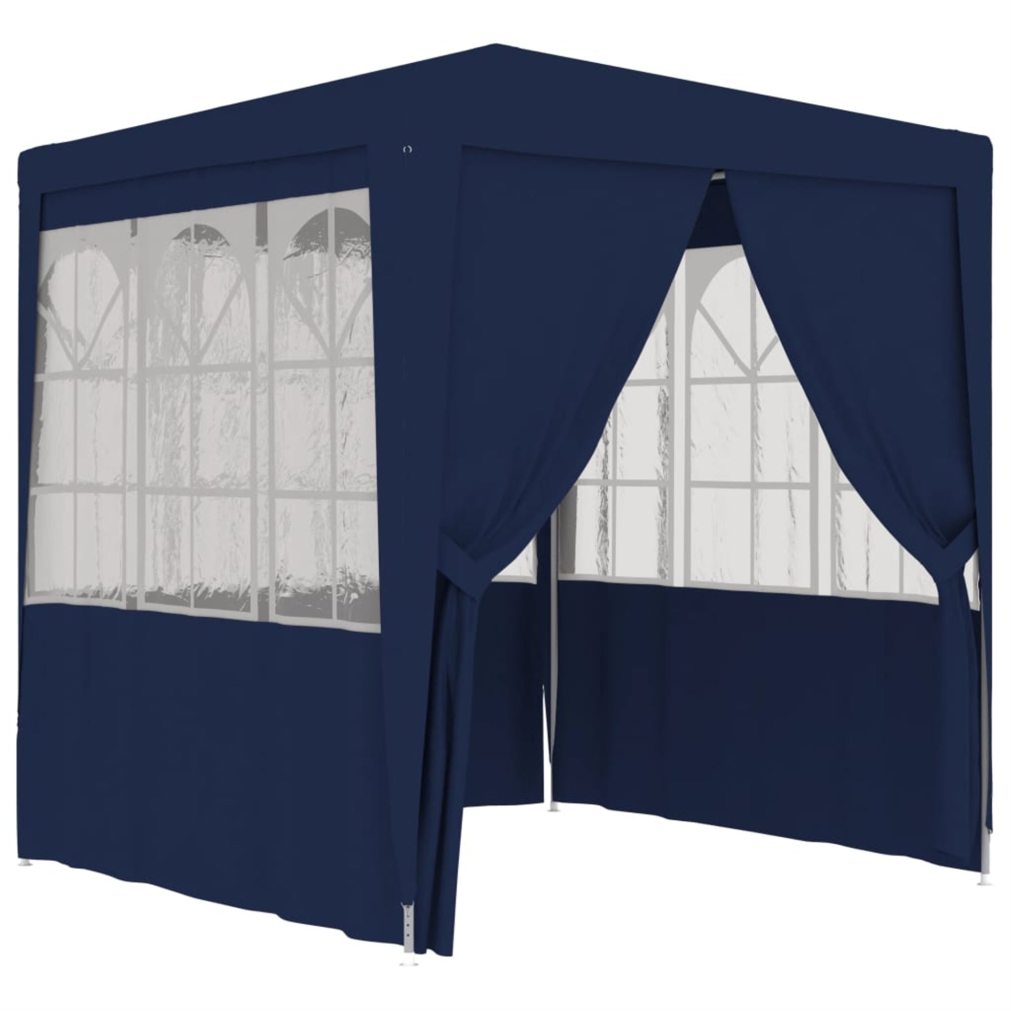Vidaxl Professional Party Tent With Side Walls 6.6'X6.6' Blue 90 G/M