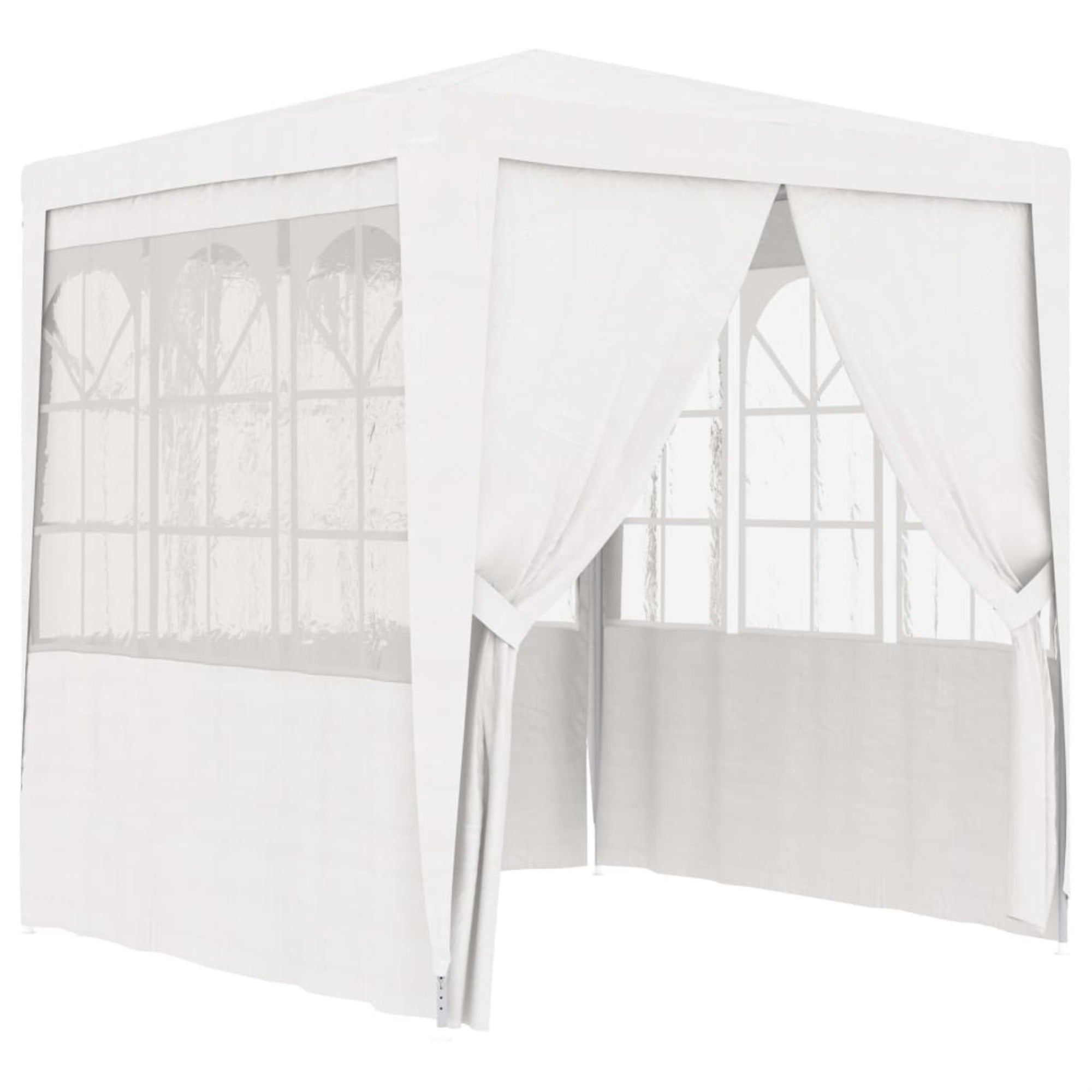 Vidaxl Professional Party Tent With Side Walls 8.2'X8.2' White 90 G/M