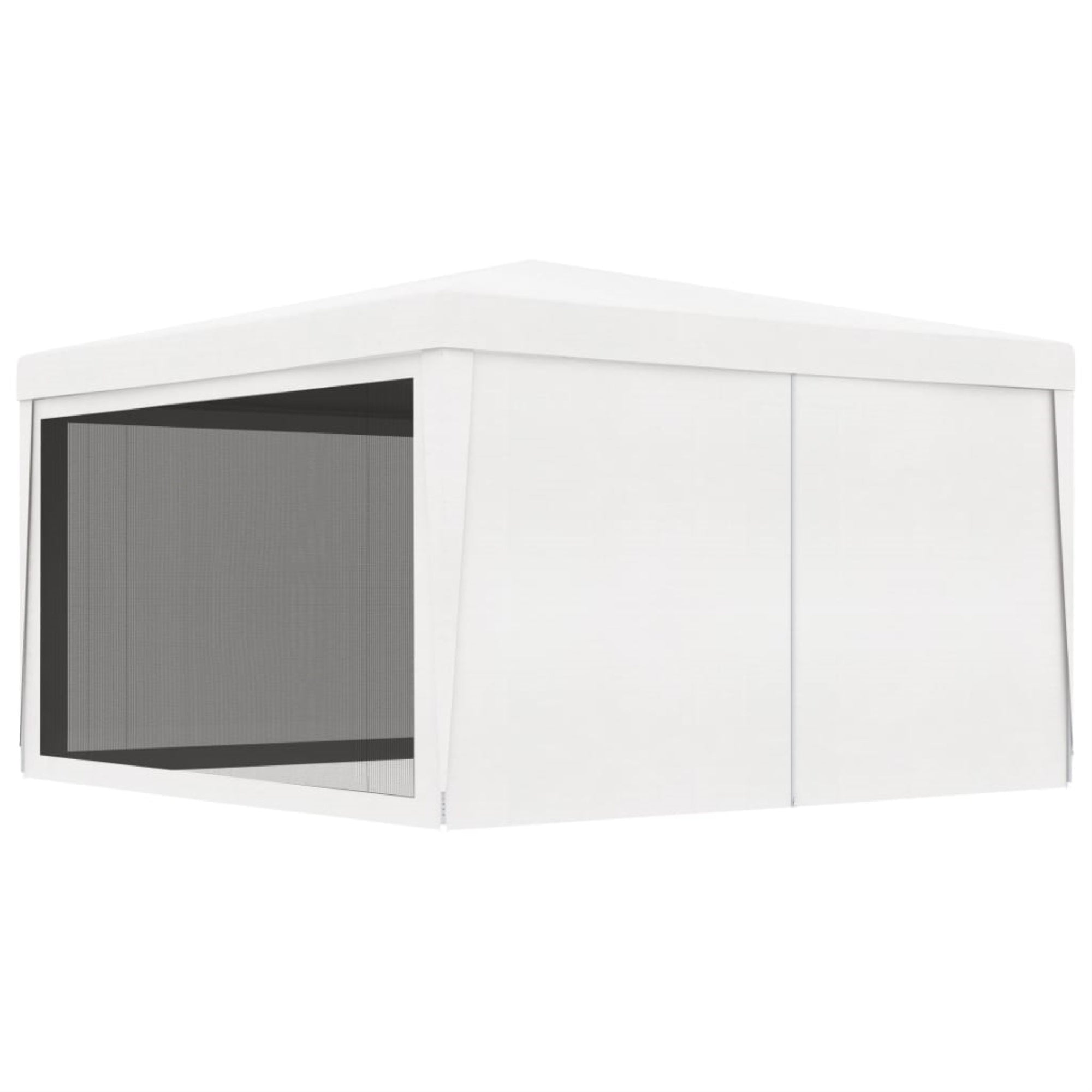 Vidaxl Party Tent With 4 Mesh Sidewalls 13.1'X13.1' White