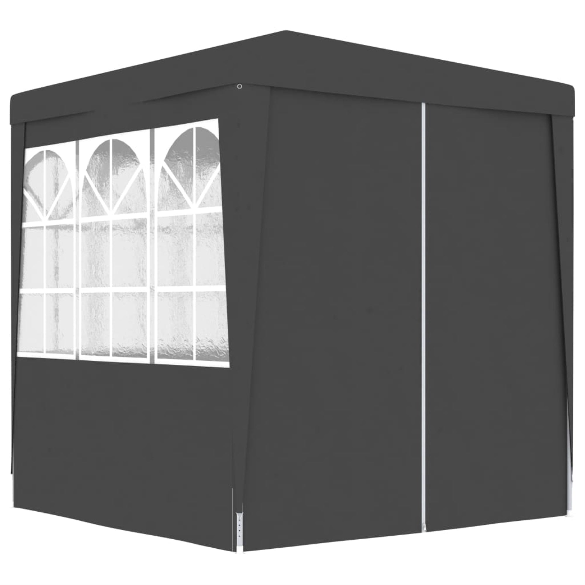 Vidaxl Professional Party Tent With Side Walls 6.6'X6.6' Anthracite 90 G/M