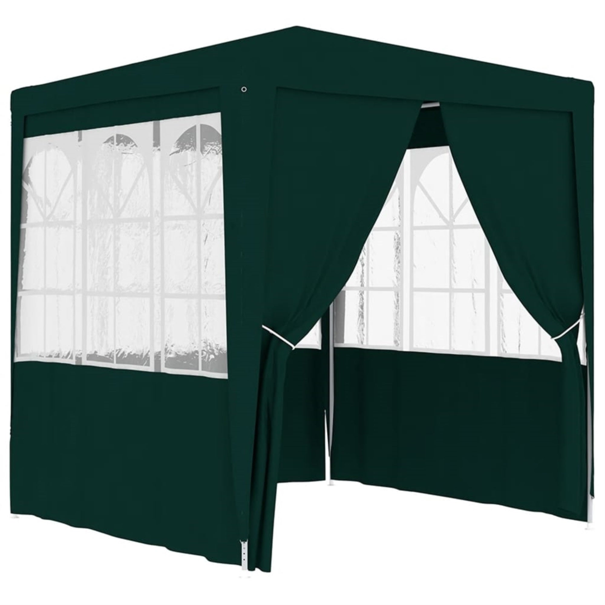 Vidaxl Professional Party Tent With Side Walls 8.2'X8.2' Green 90 G/M