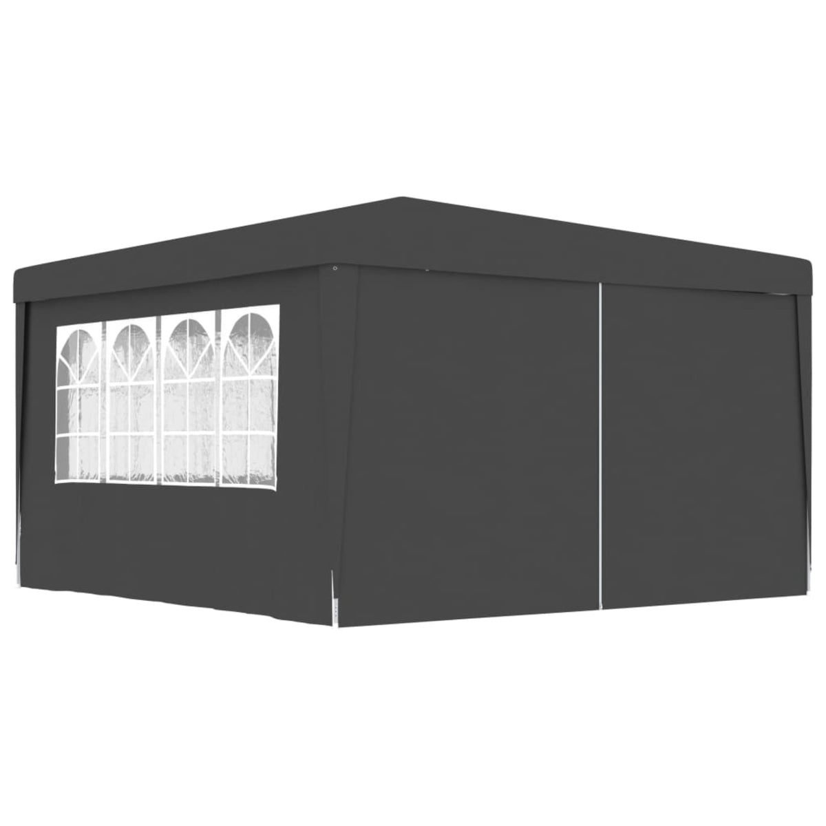 Vidaxl Professional Party Tent With Side Walls 13.1'X13.1' Anthracite 90 G/M