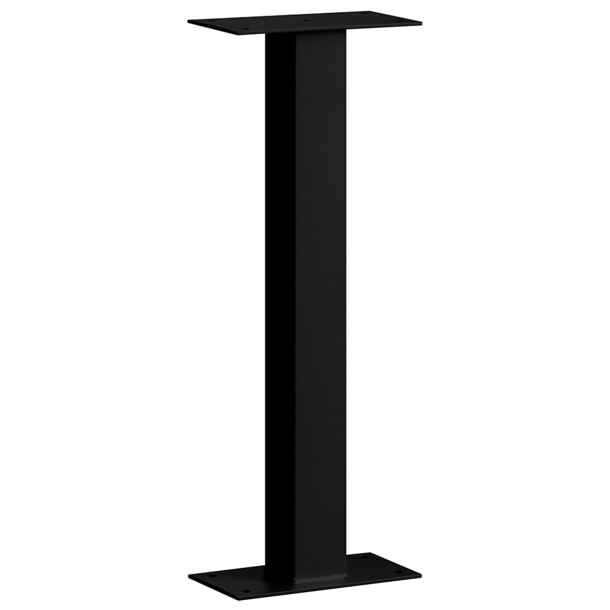 Standard Mailbox Post - Bolt Mounted - Black