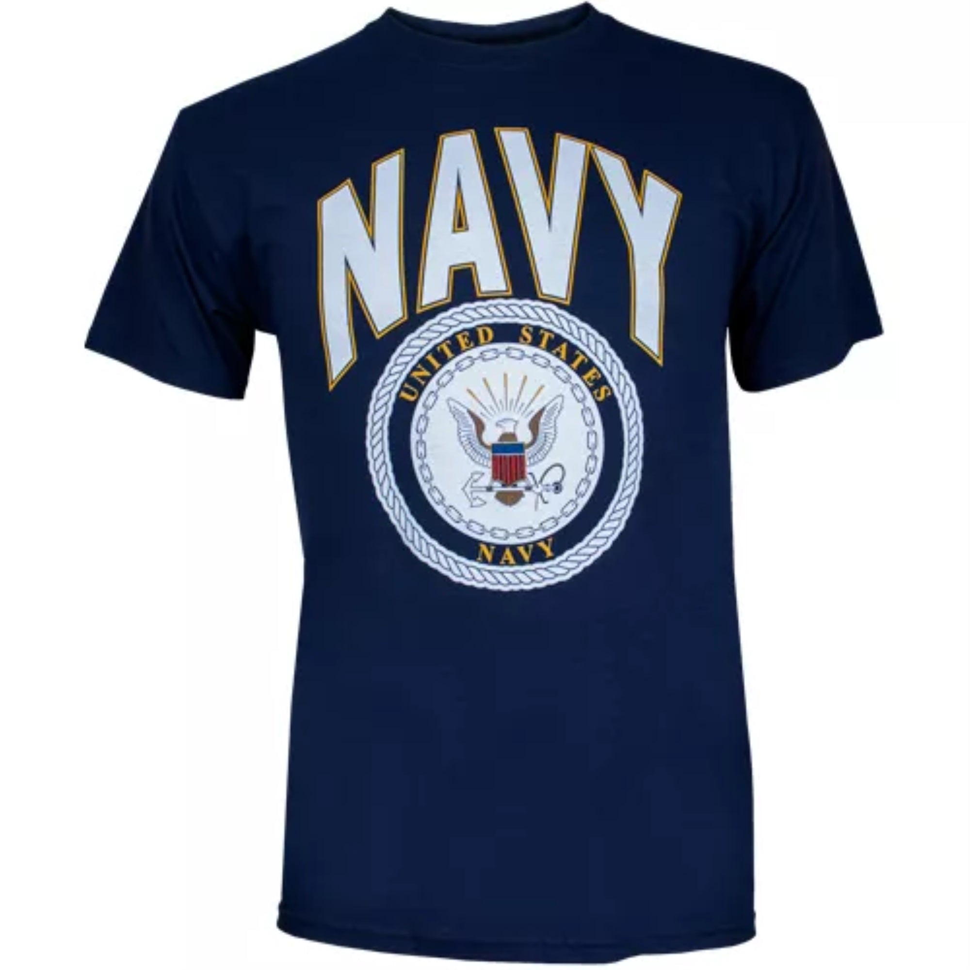 Navy T-Shirt, Navy Blue-Small