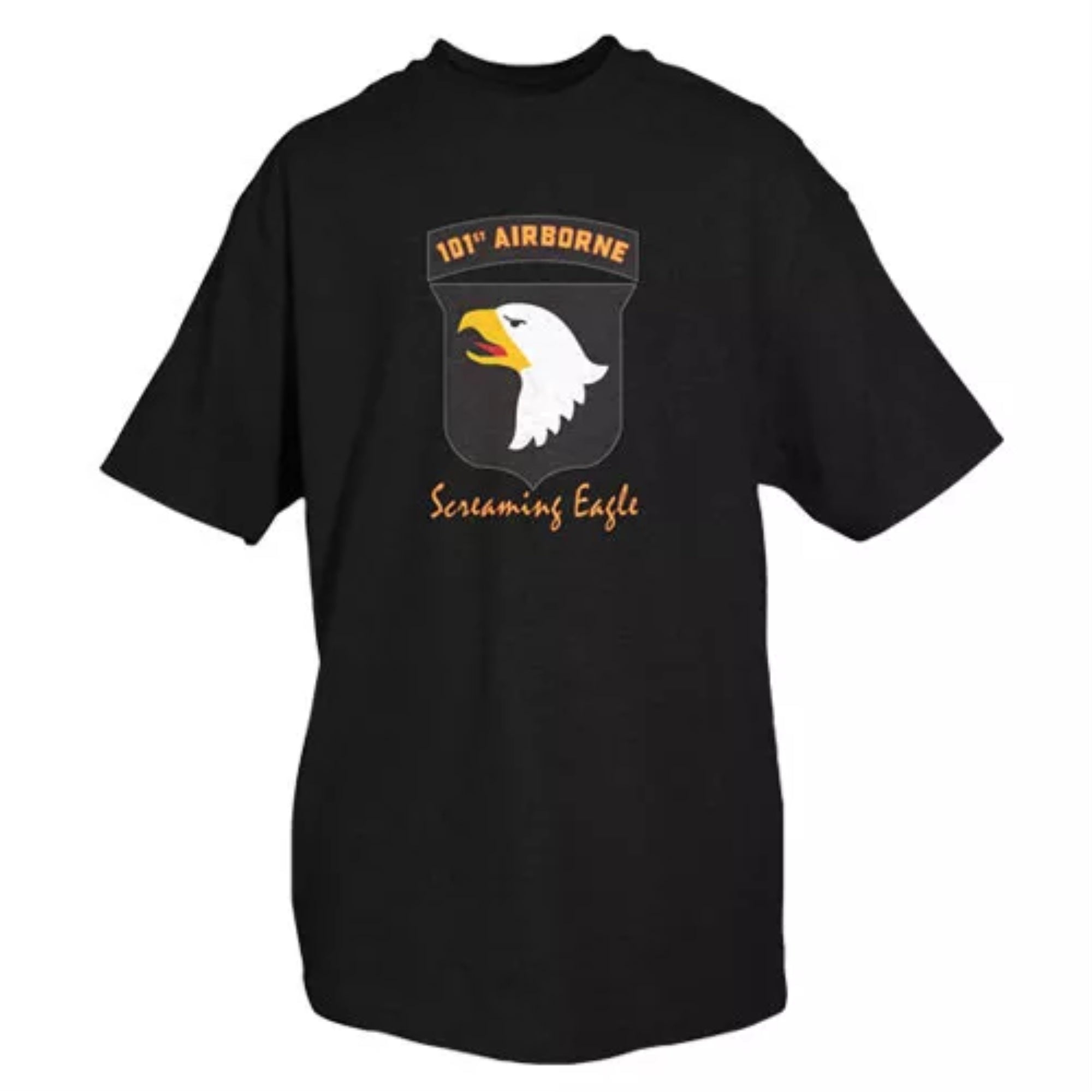 101St Airborne Tshirt- Black Xl