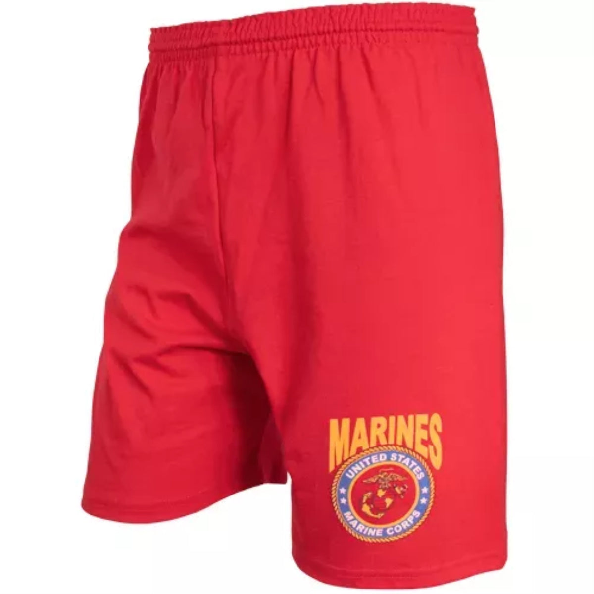 Men'S Red Running Short - Marines 3Xl