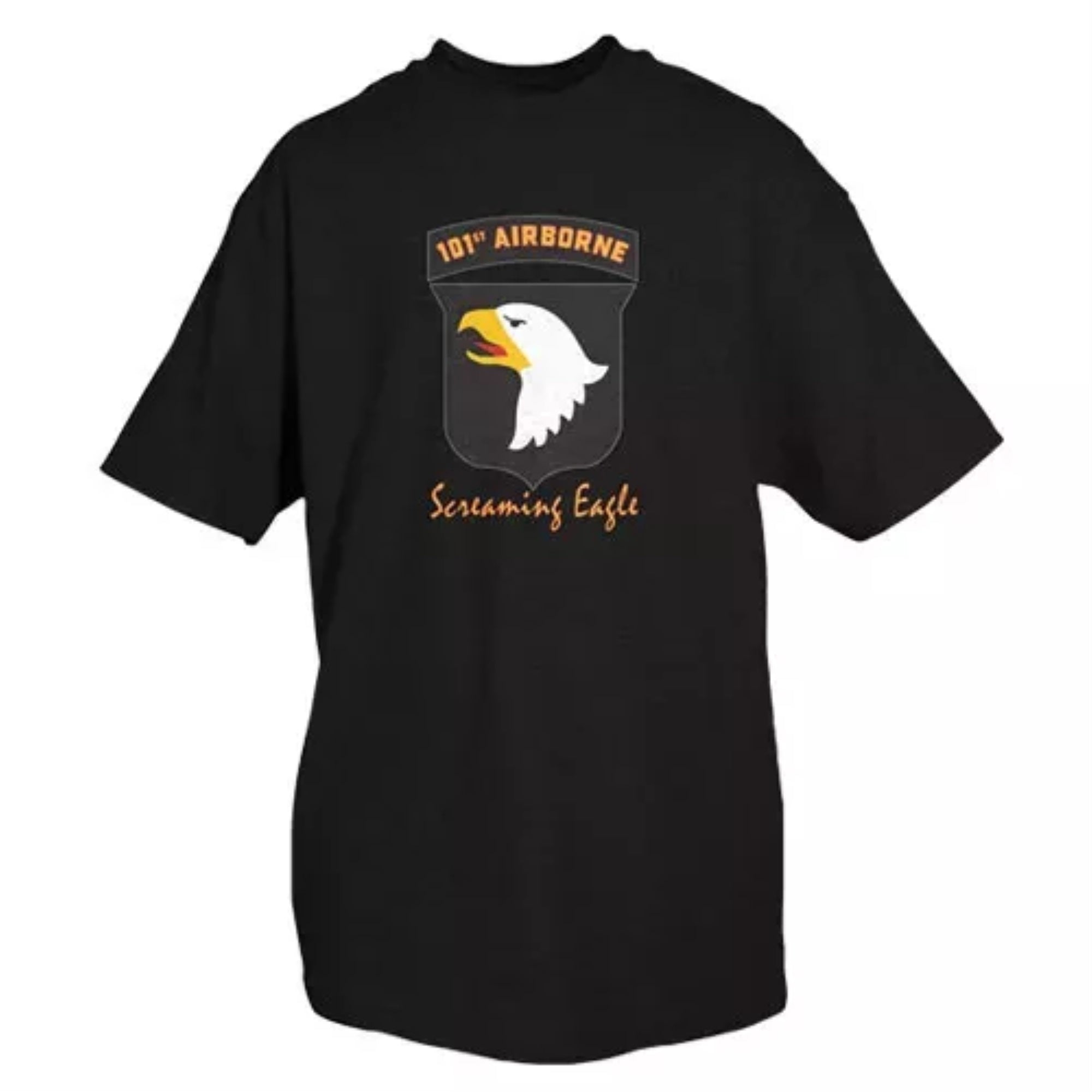 101St Airborne Tshirt- Black 3Xl