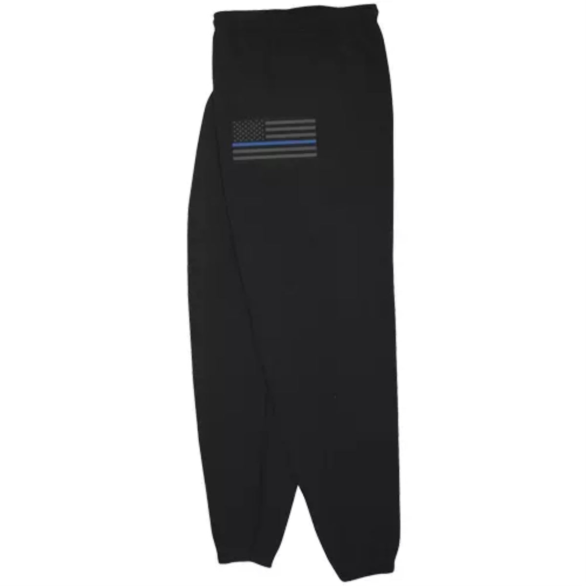 Usa Flag/Thin Blue Line Mens Sweatpant Black - Small