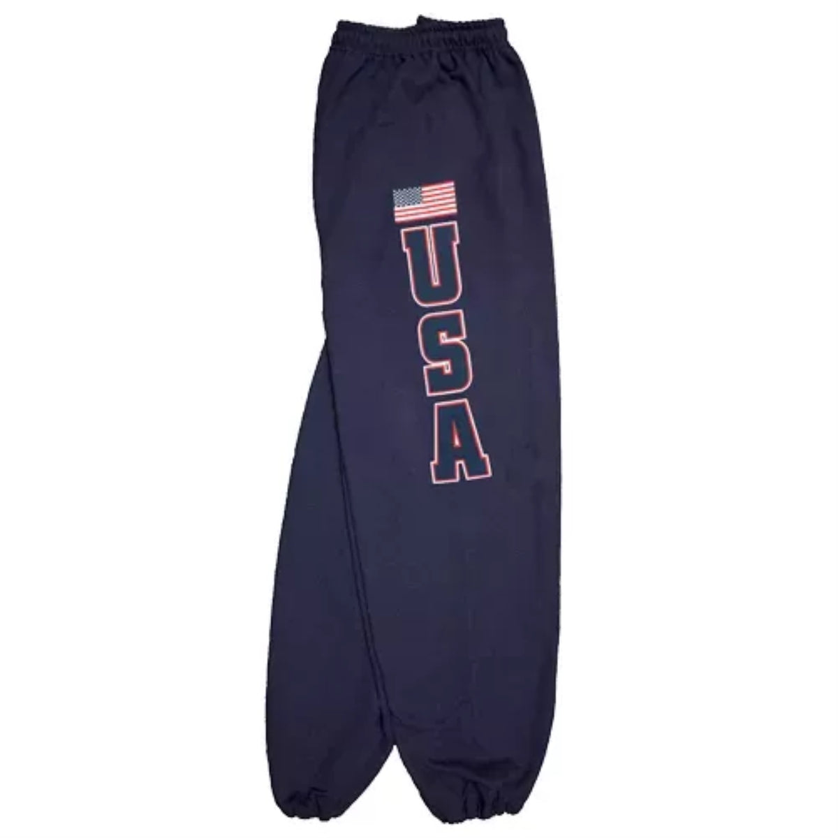 Usa Flag Mens Sweatpant Navy - Large