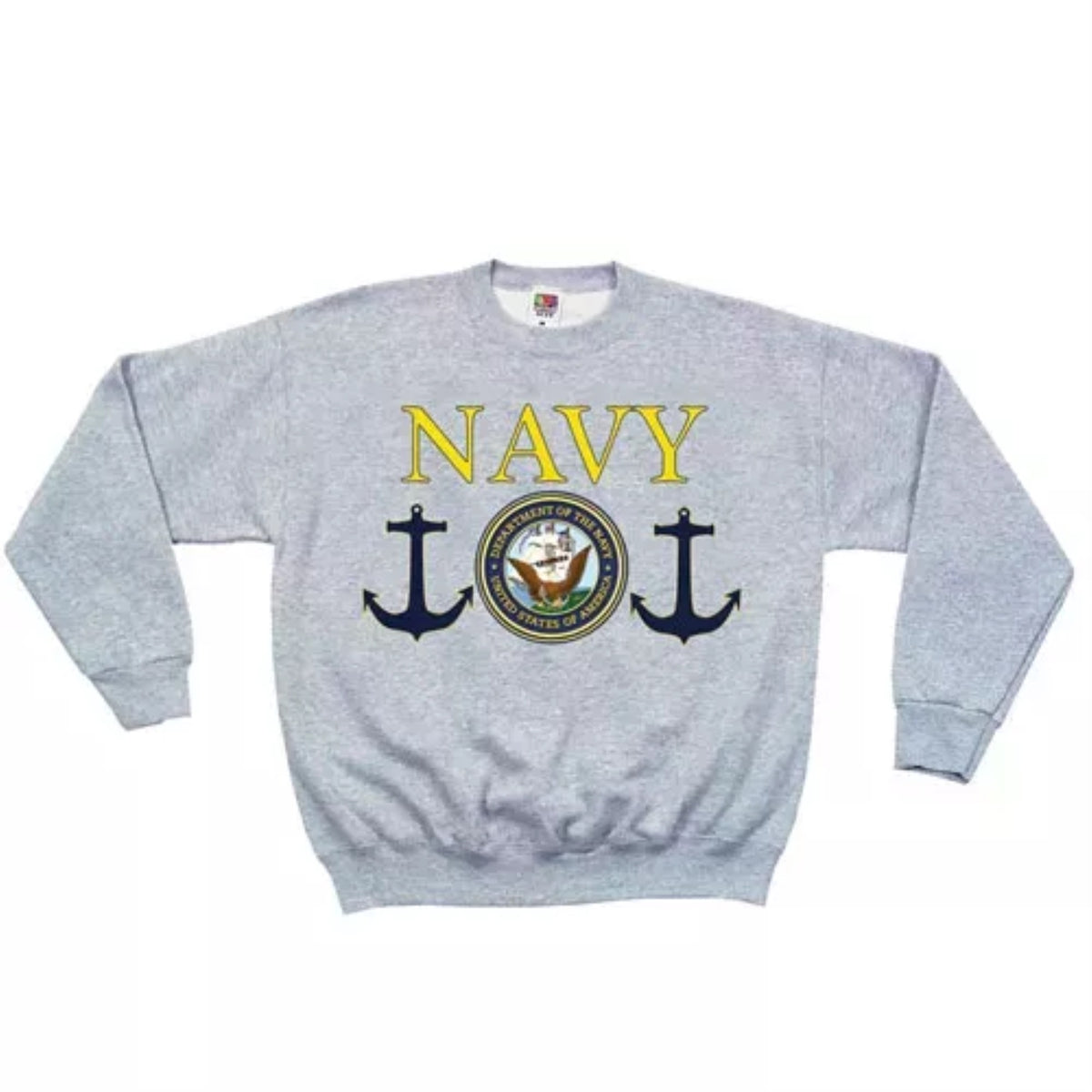 Navy Seal Crewneck Sweatshirt Grey - 2Xl