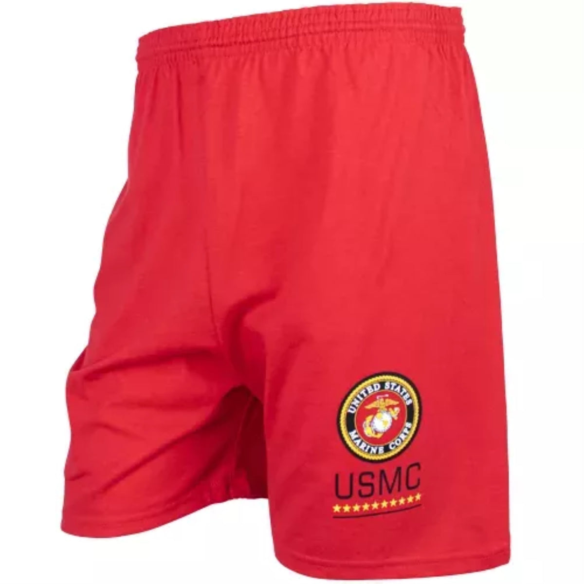 Men'S Red Running Short - U.S.M.C. Logo 3Xl