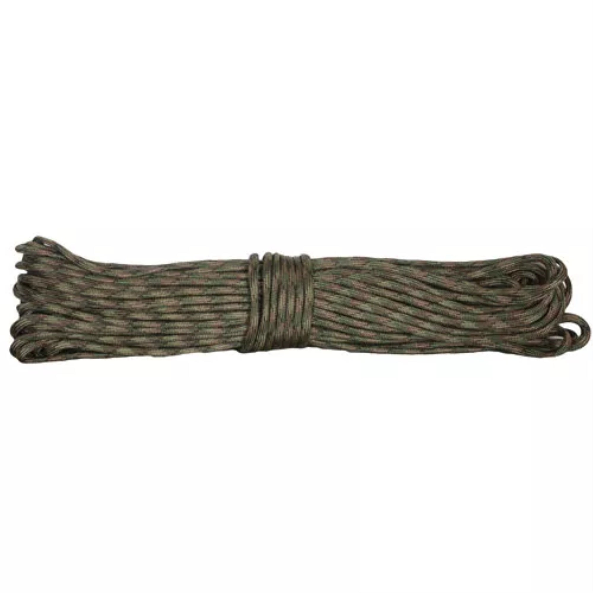 Nylon Braided Cord - 100' Hank - Multi Camo