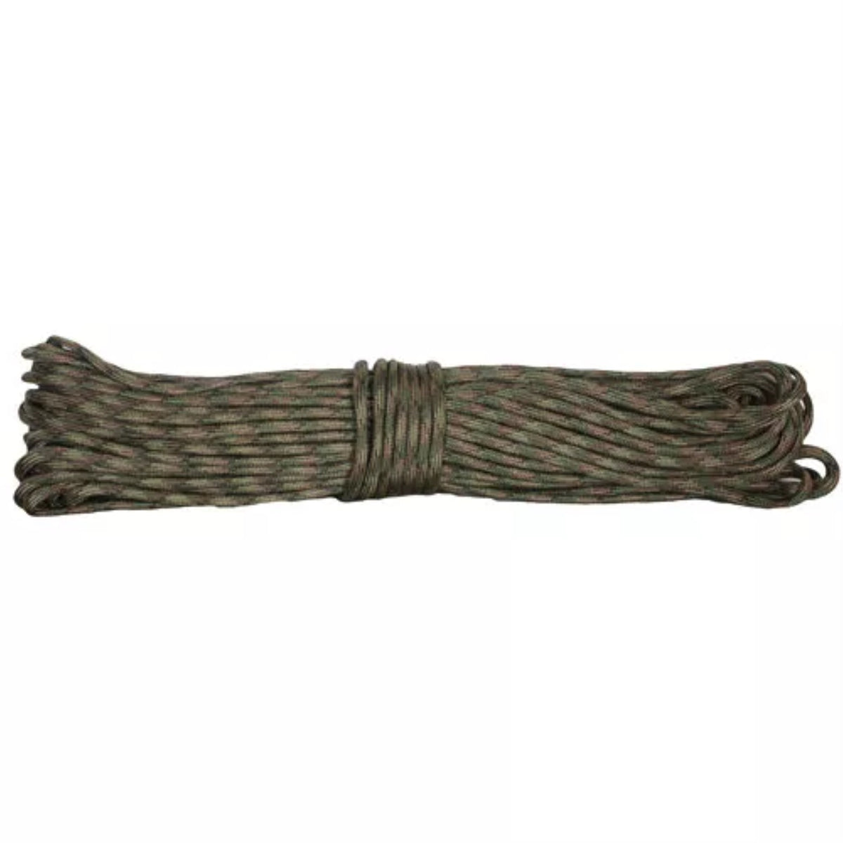 Nylon Braided Cord - 100' Hank - Multi Camo