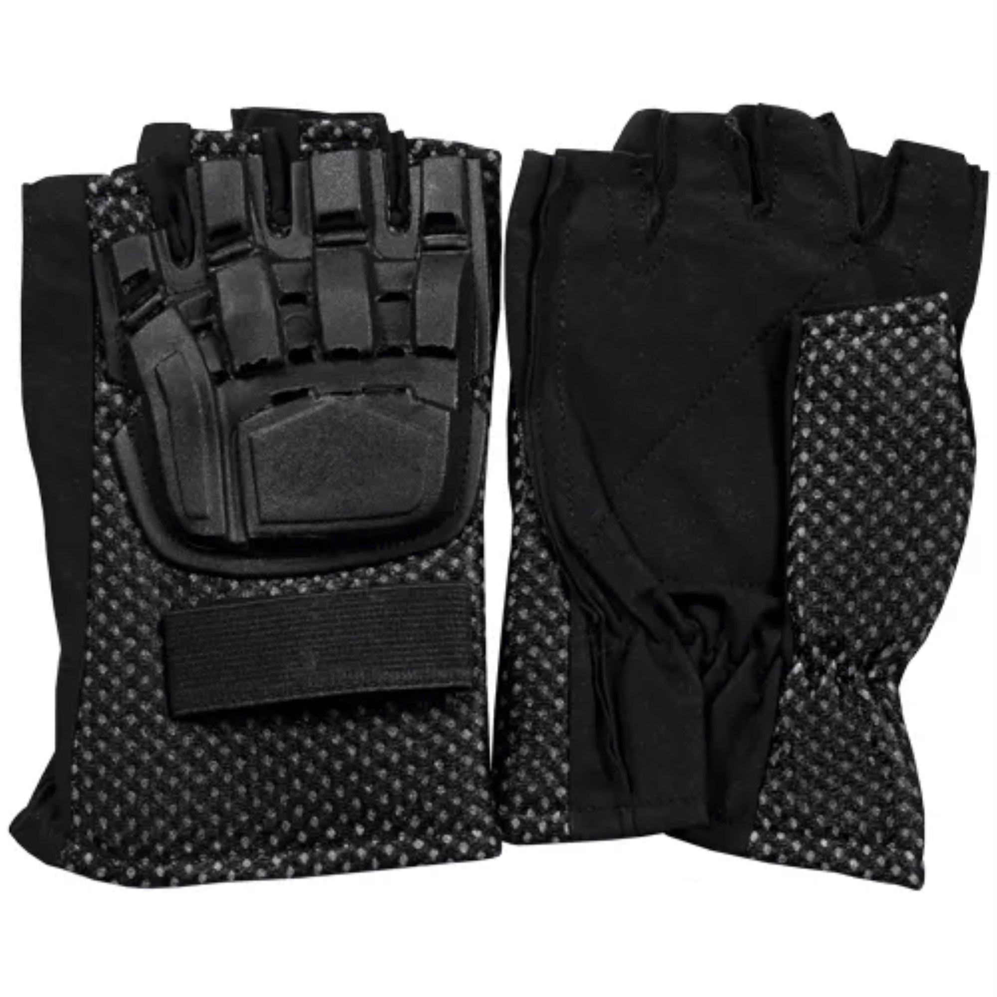 Half Finger Tactical Engagement Glove - Black Xl